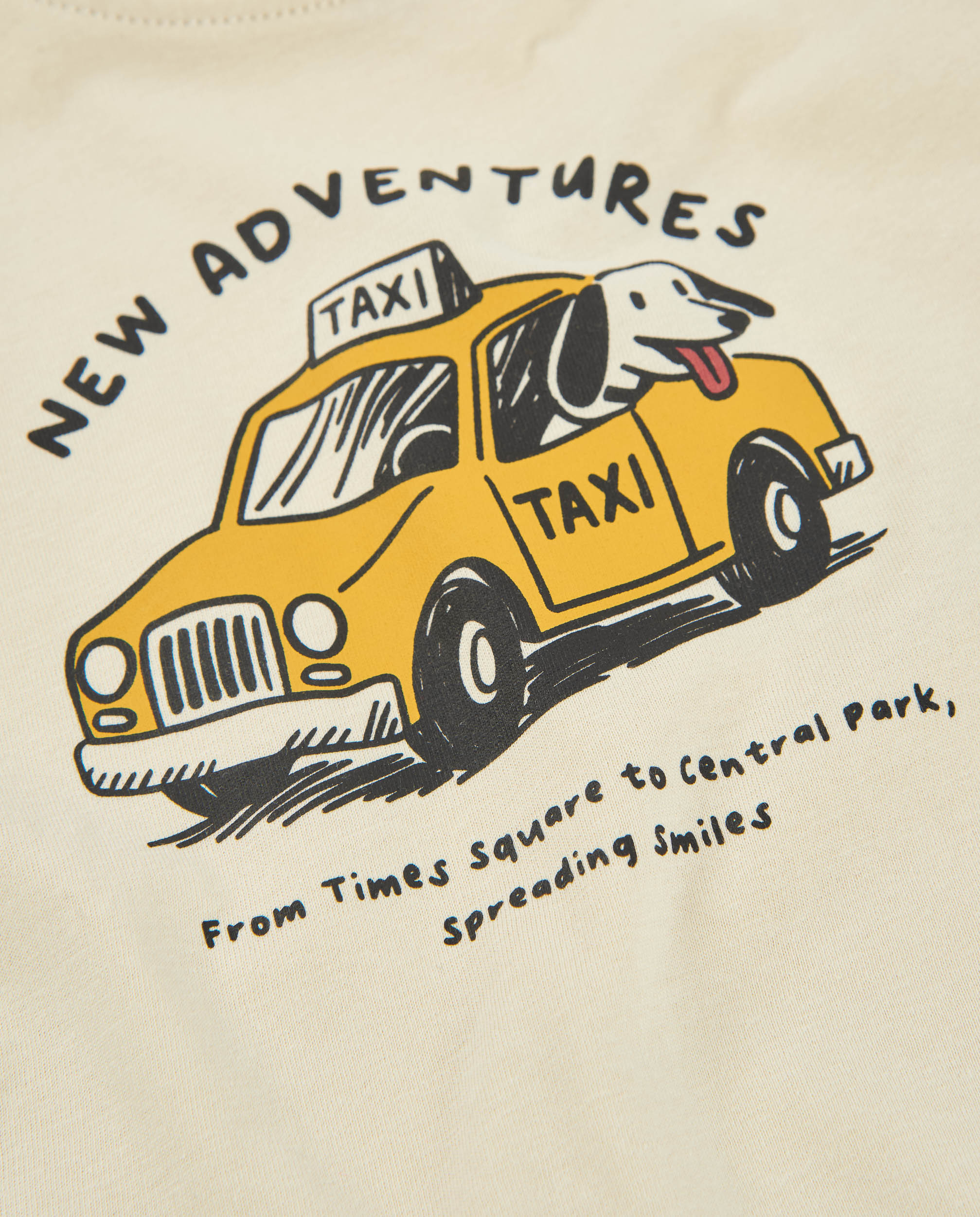 Camiseta de niño de punto con estampado ilustrado