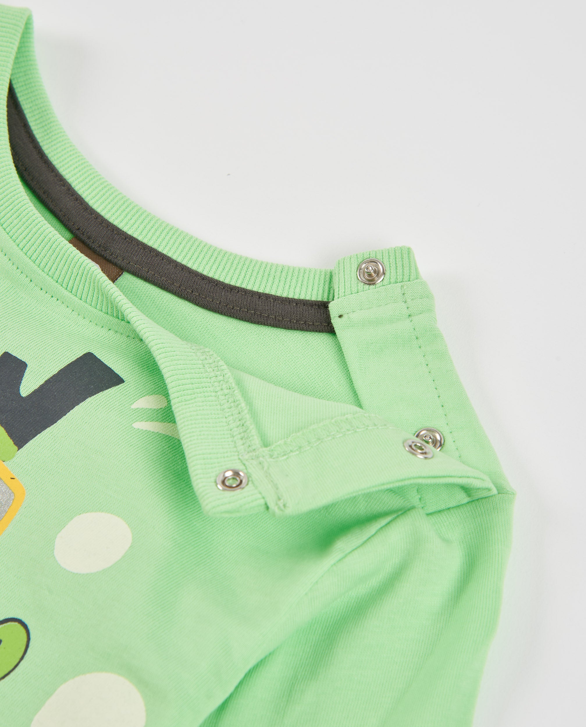 Camiseta de niño de punto con gráfico divertido y manga larga