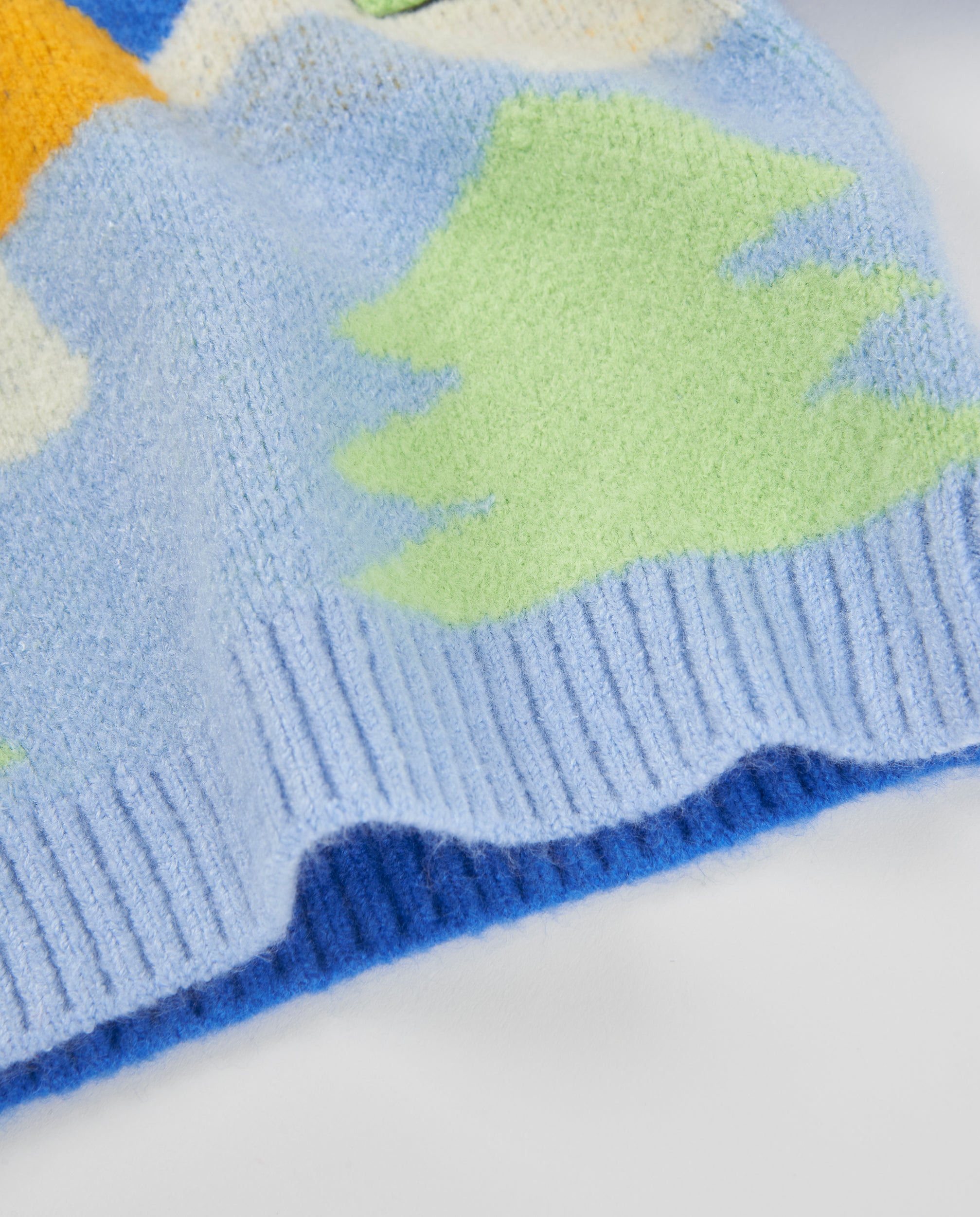 Jersey de niño de tricot con diseño de invierno