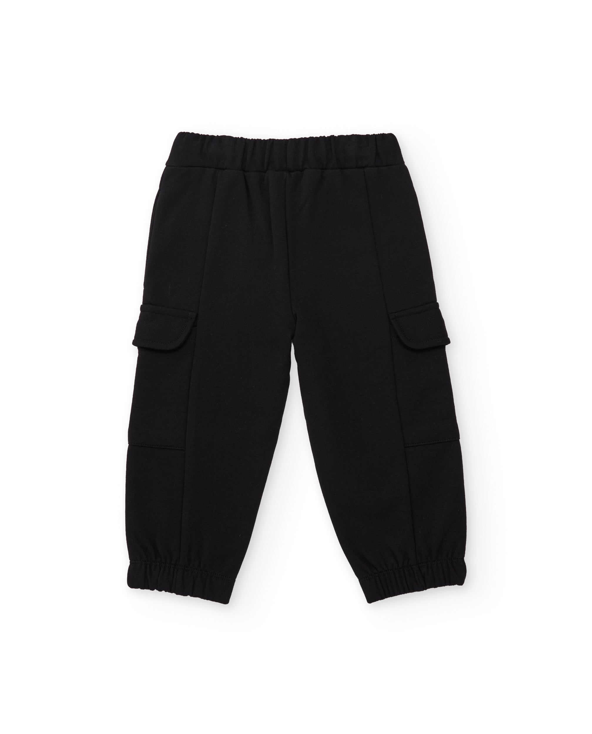 Pantalón de niño de felpa con bolsillos laterales