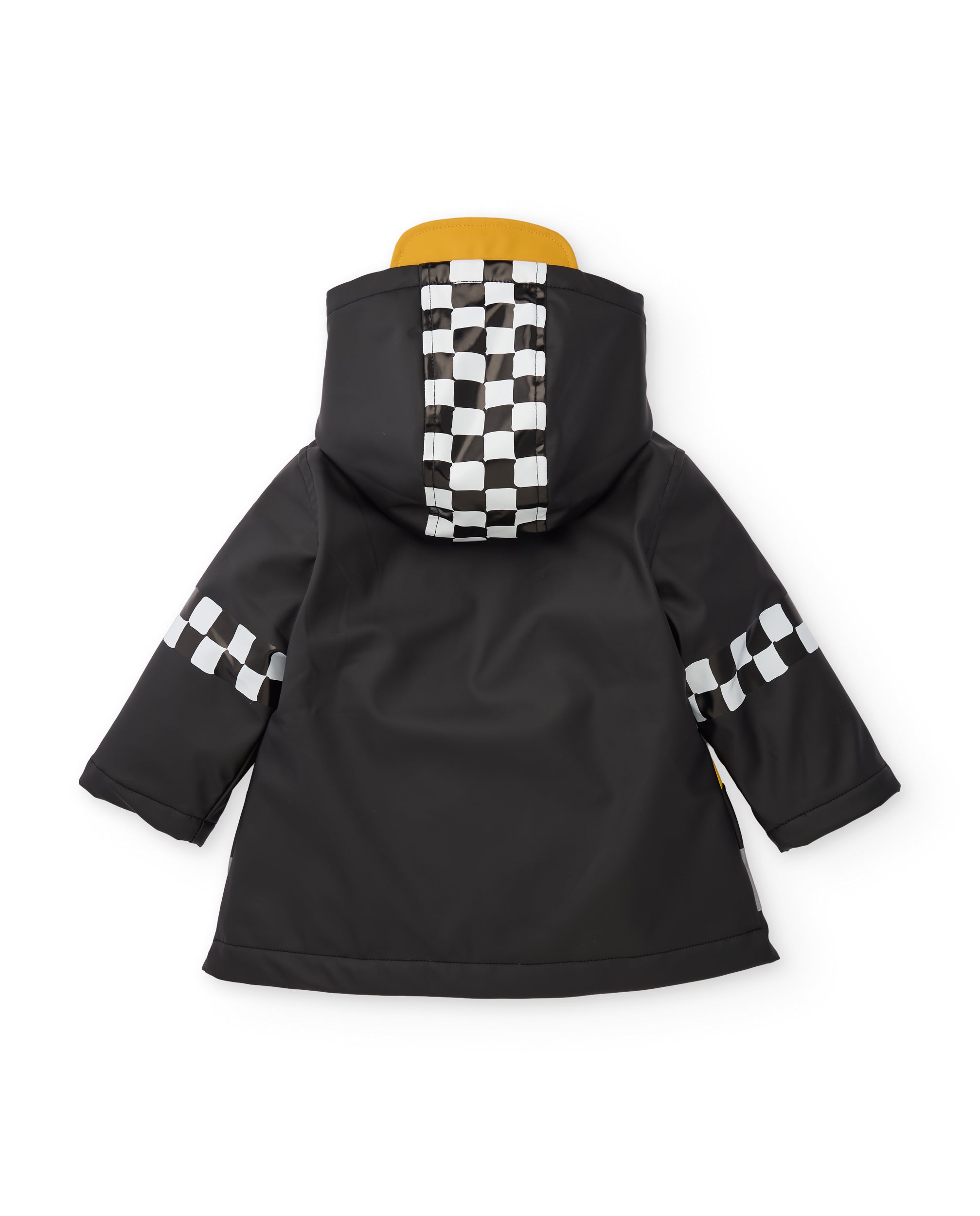 Chubasquero de niño con capucha y diseño de taxi