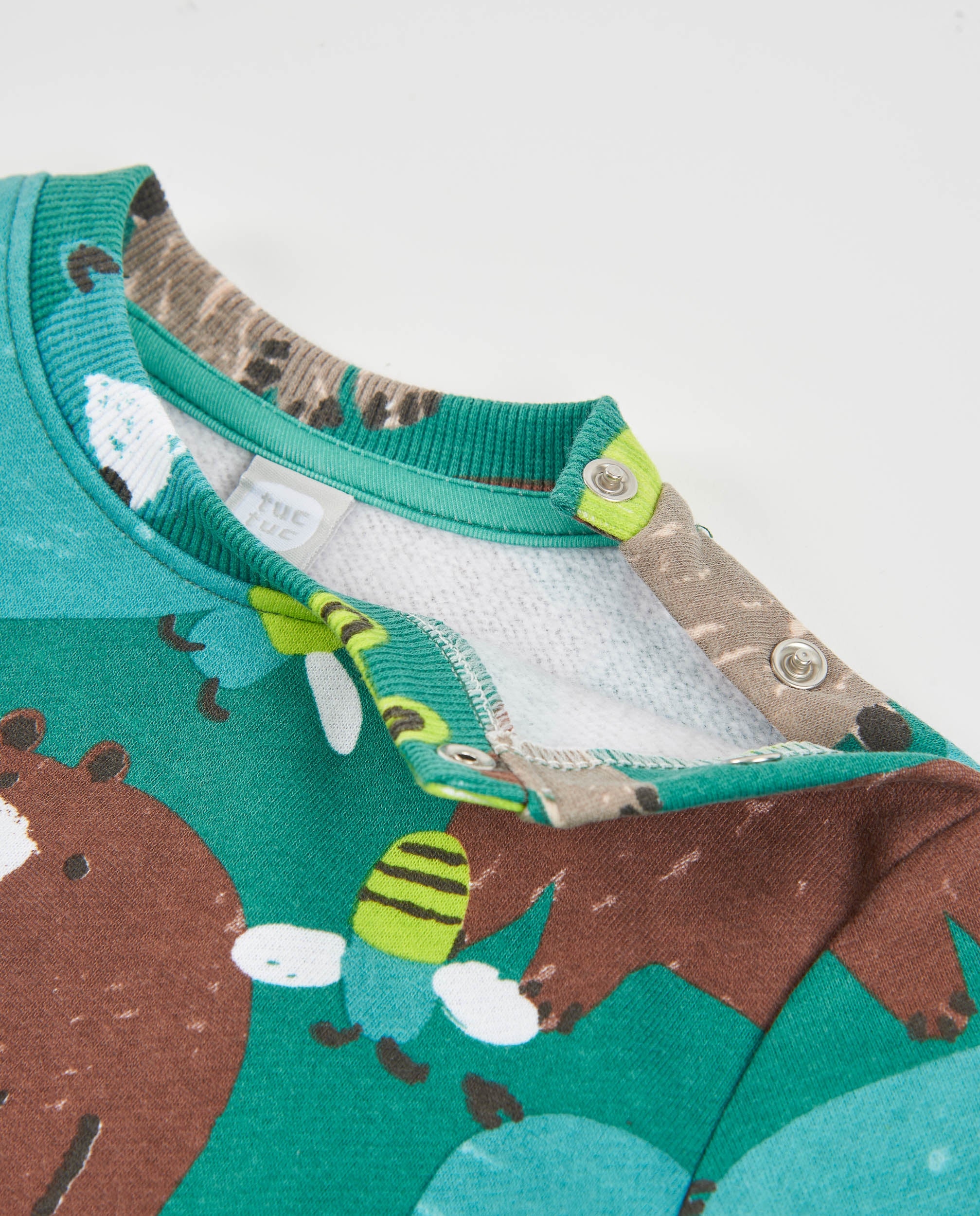 Sudadera de niño de felpa con print de osos y tacto suave