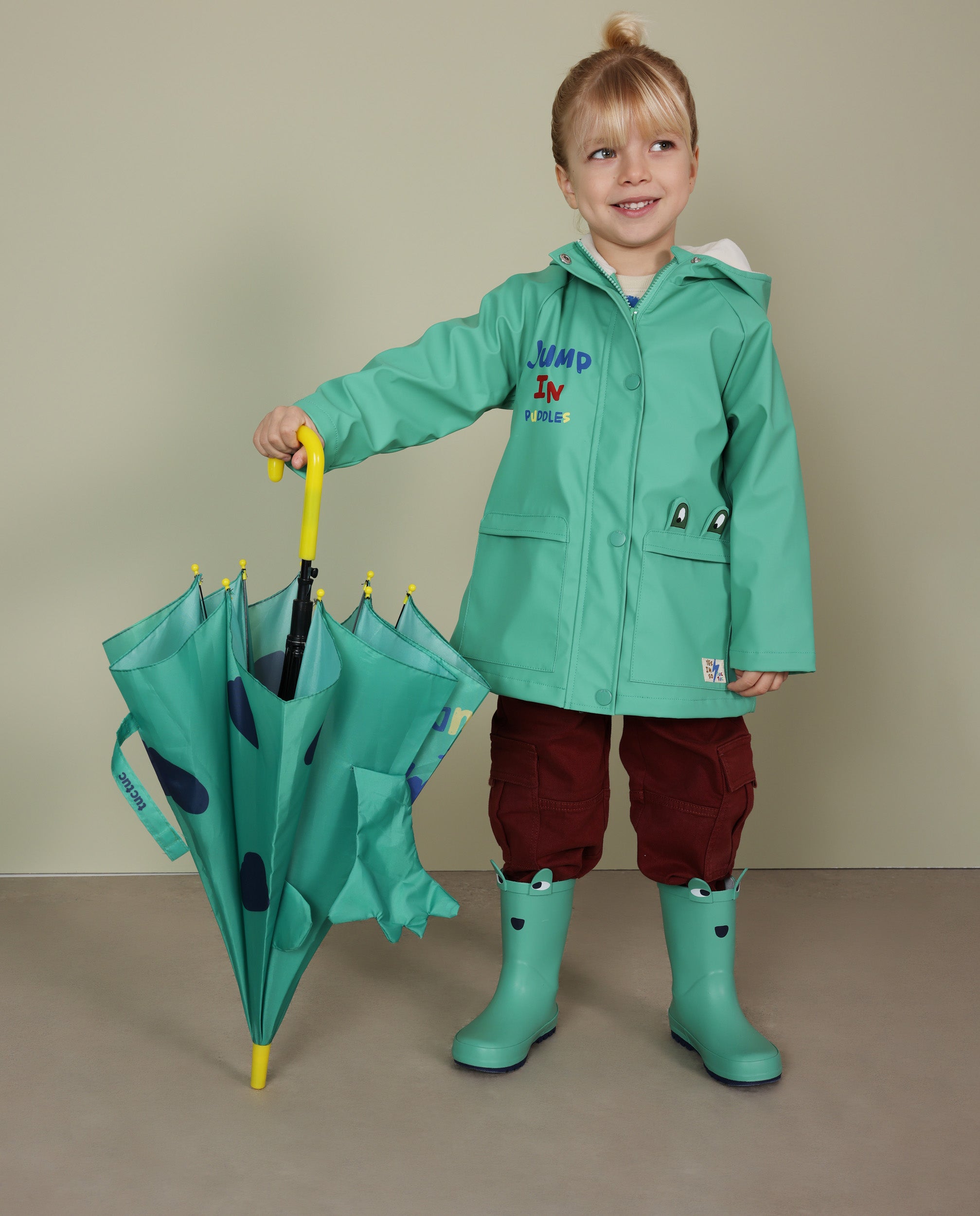 Botas de agua niño diseño divertido antideslizantes