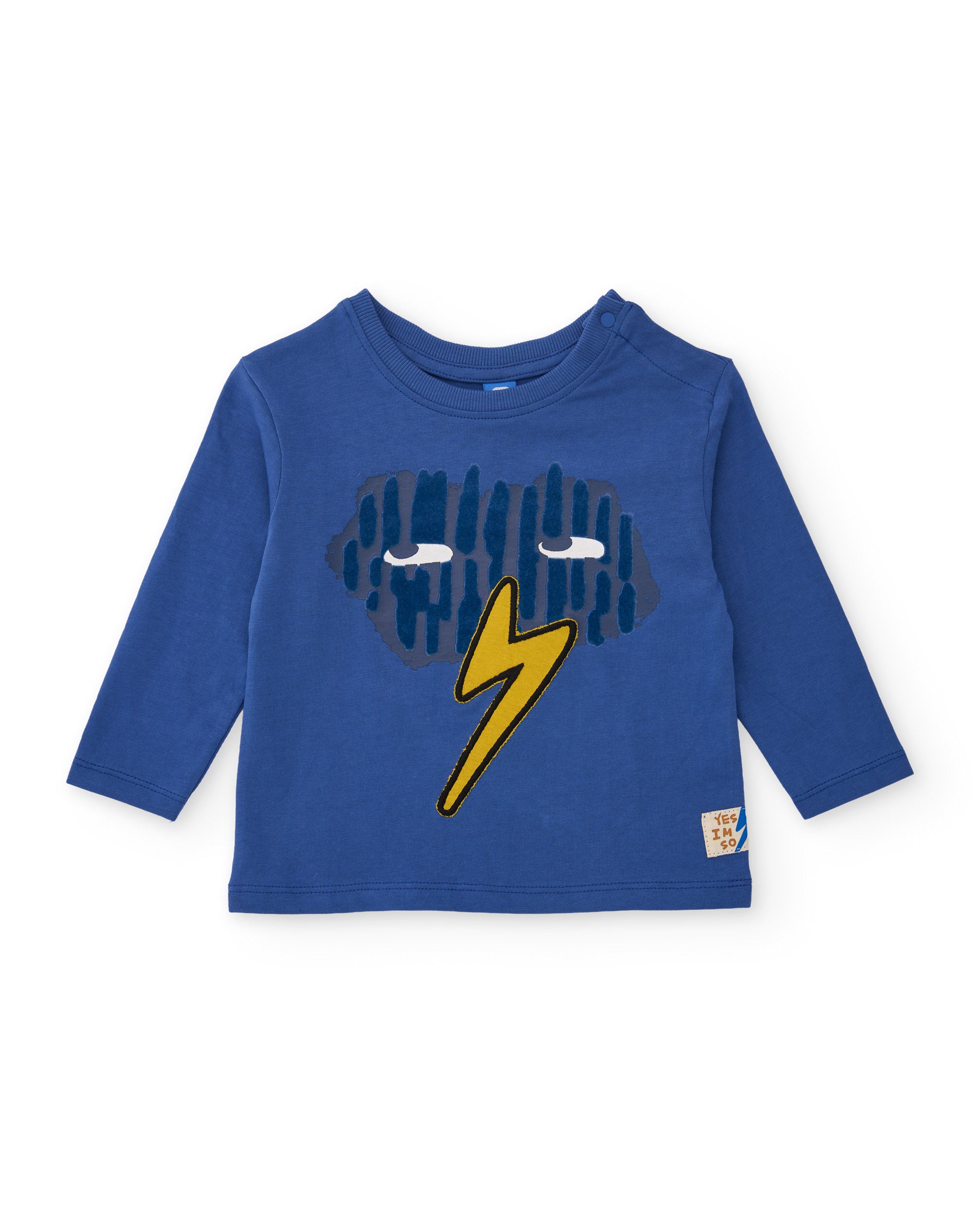 Camiseta de niño de punto con manga larga y gráfico divertido