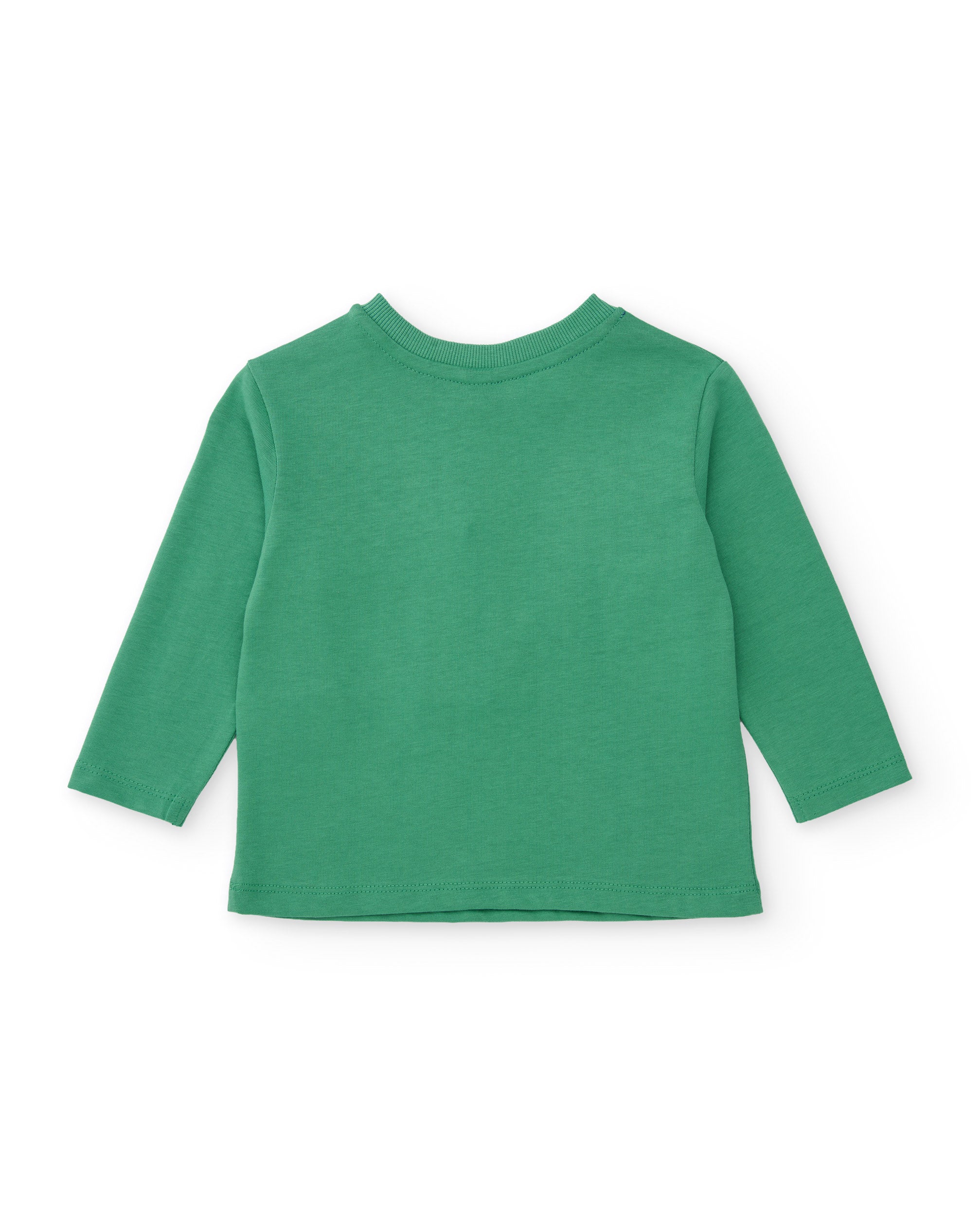 Camiseta de niño de punto con bolsillo y estampado divertido