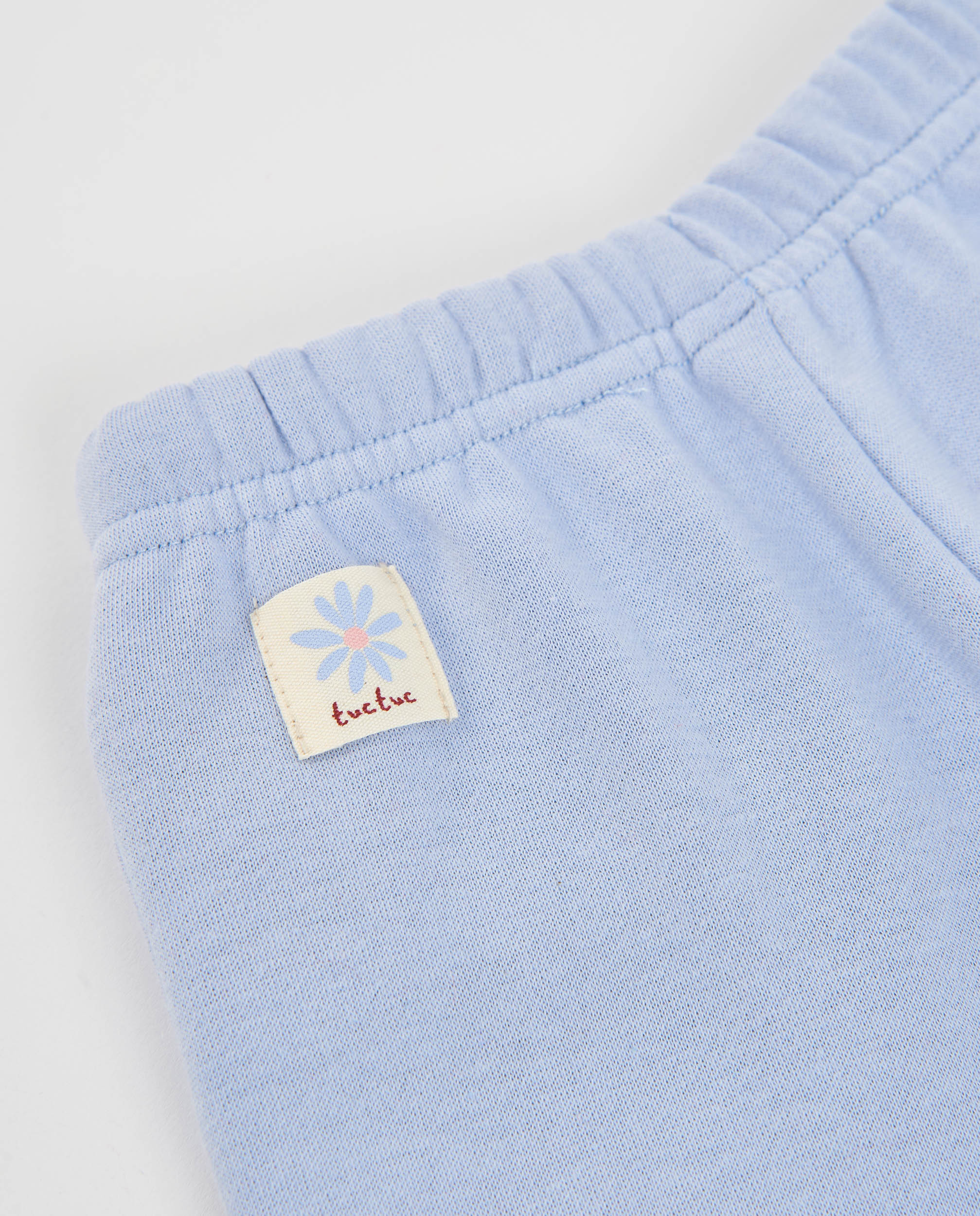 Pantalón de niña de felpa con ajuste en la cintura