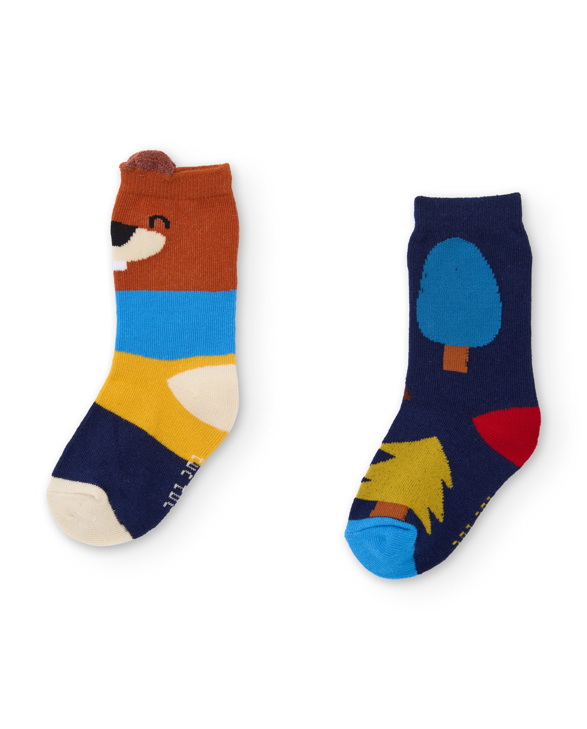Set de calcetines de niño con estampados divertidos y colores vivos