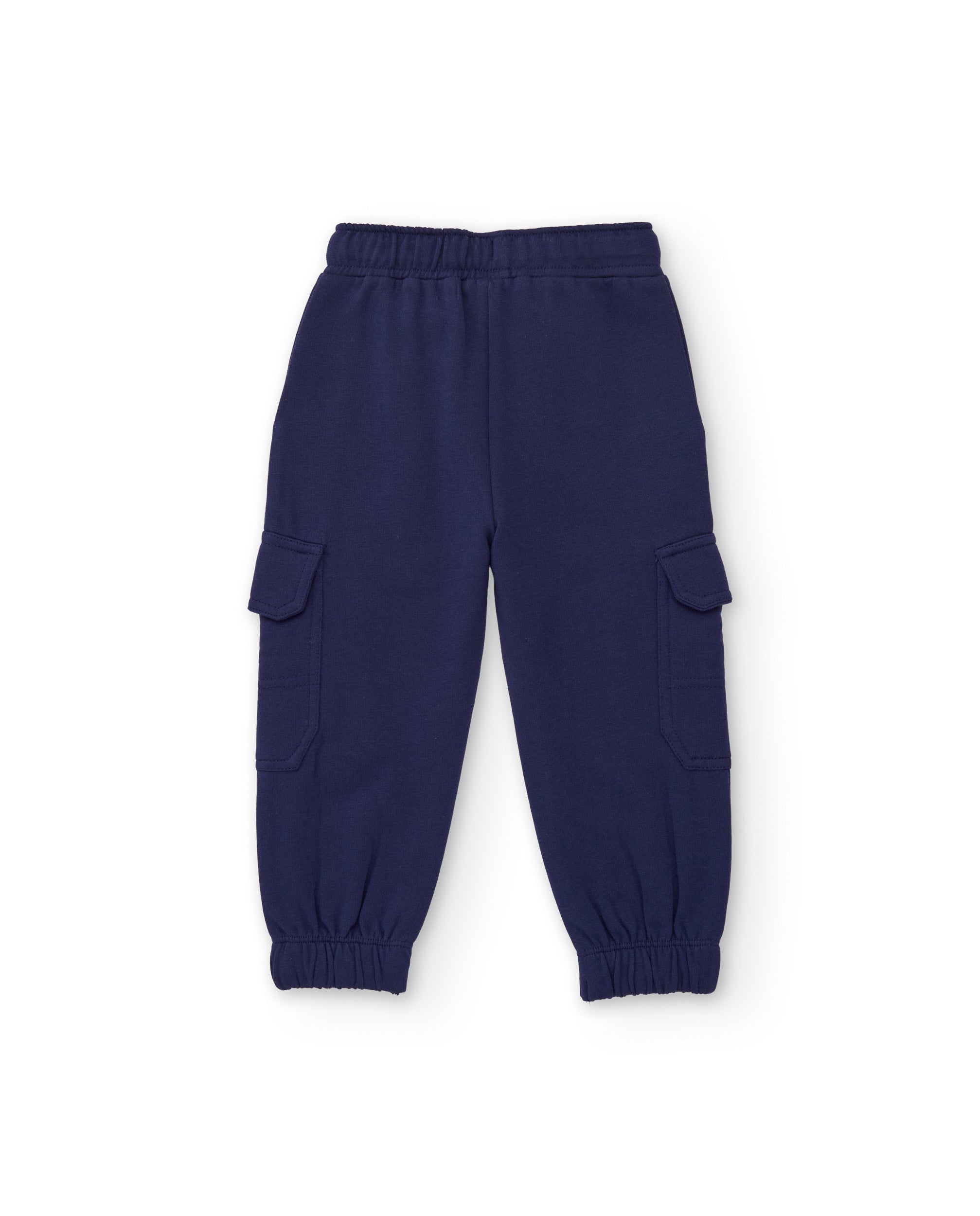 Pantalón de niño de felpa con bolsillos cargo y tacto suave