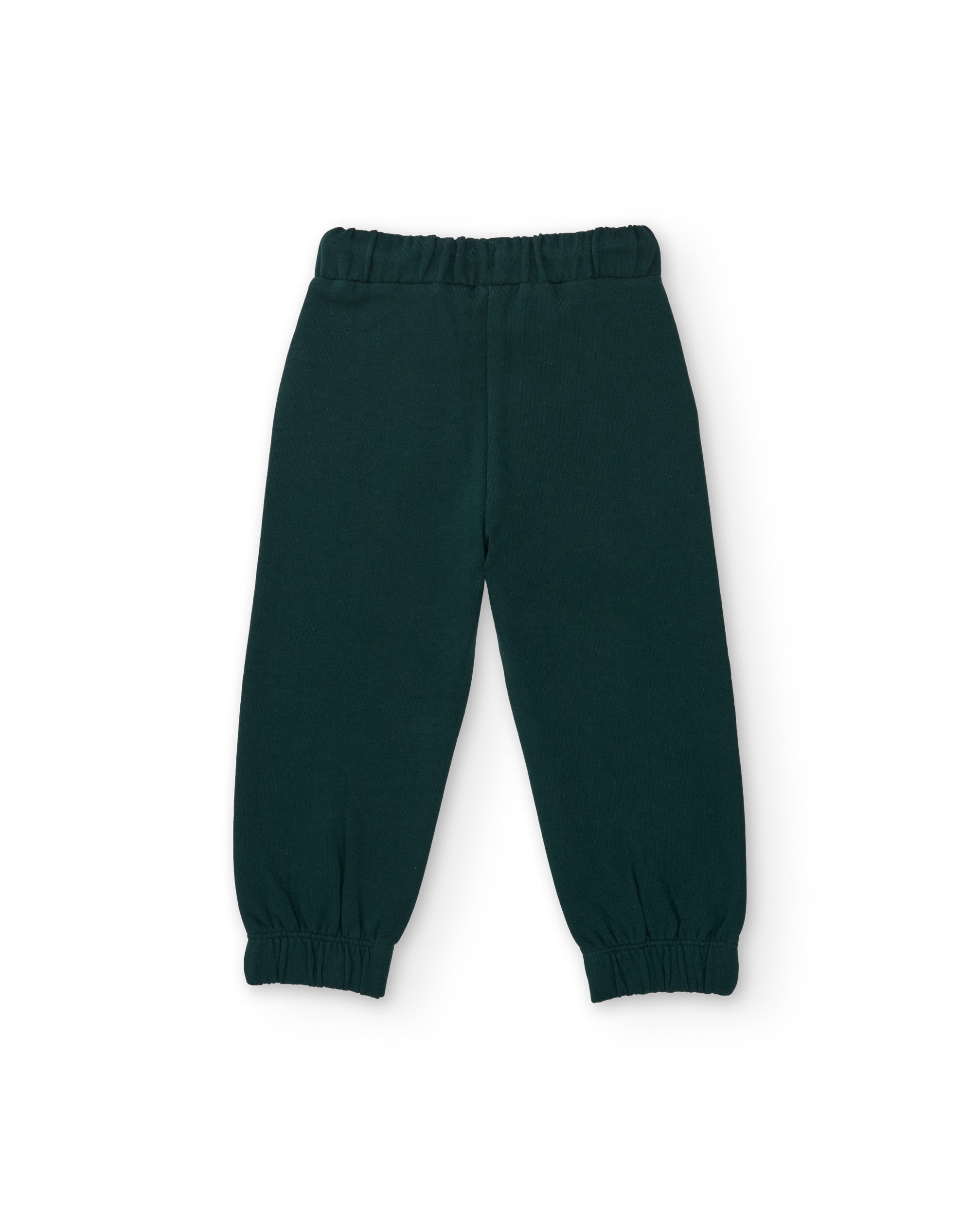 Pantalón de niño de felpa con cintura ajuste cómodo y cordón