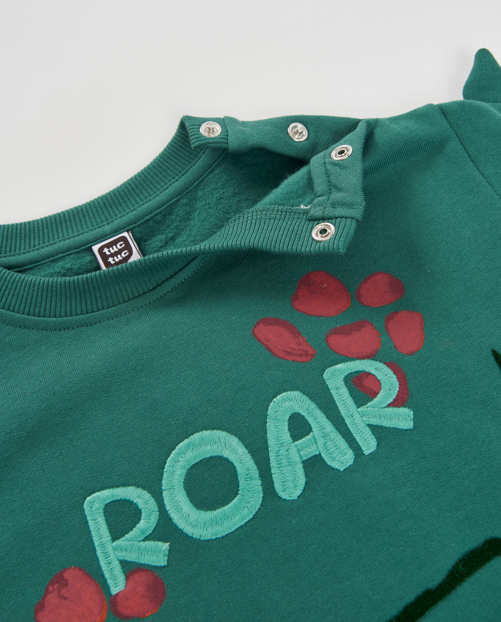 Sudadera de niño de felpa con estampado de rinoceronte