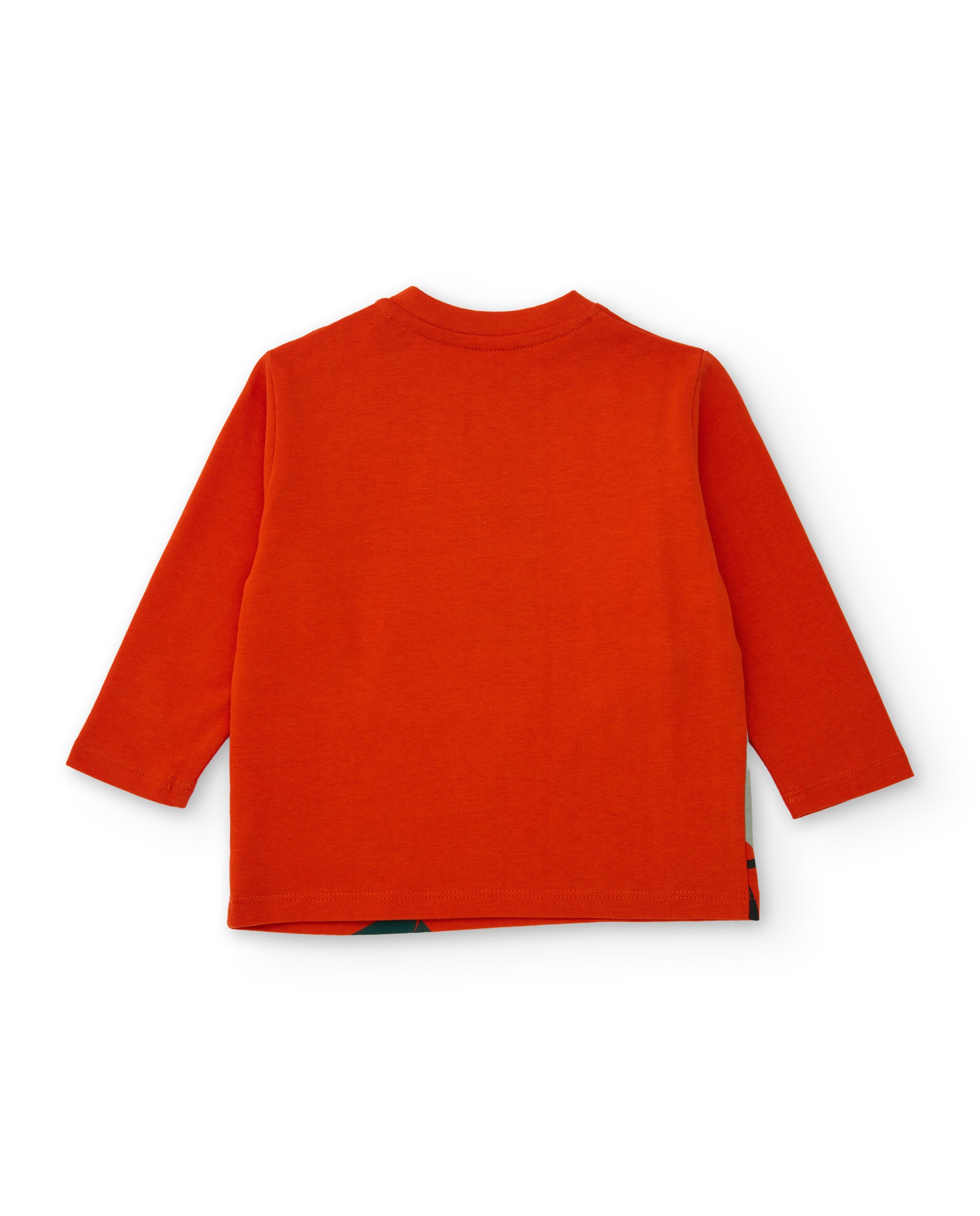 Camiseta de niño de punto con diseño de elefante y manga larga