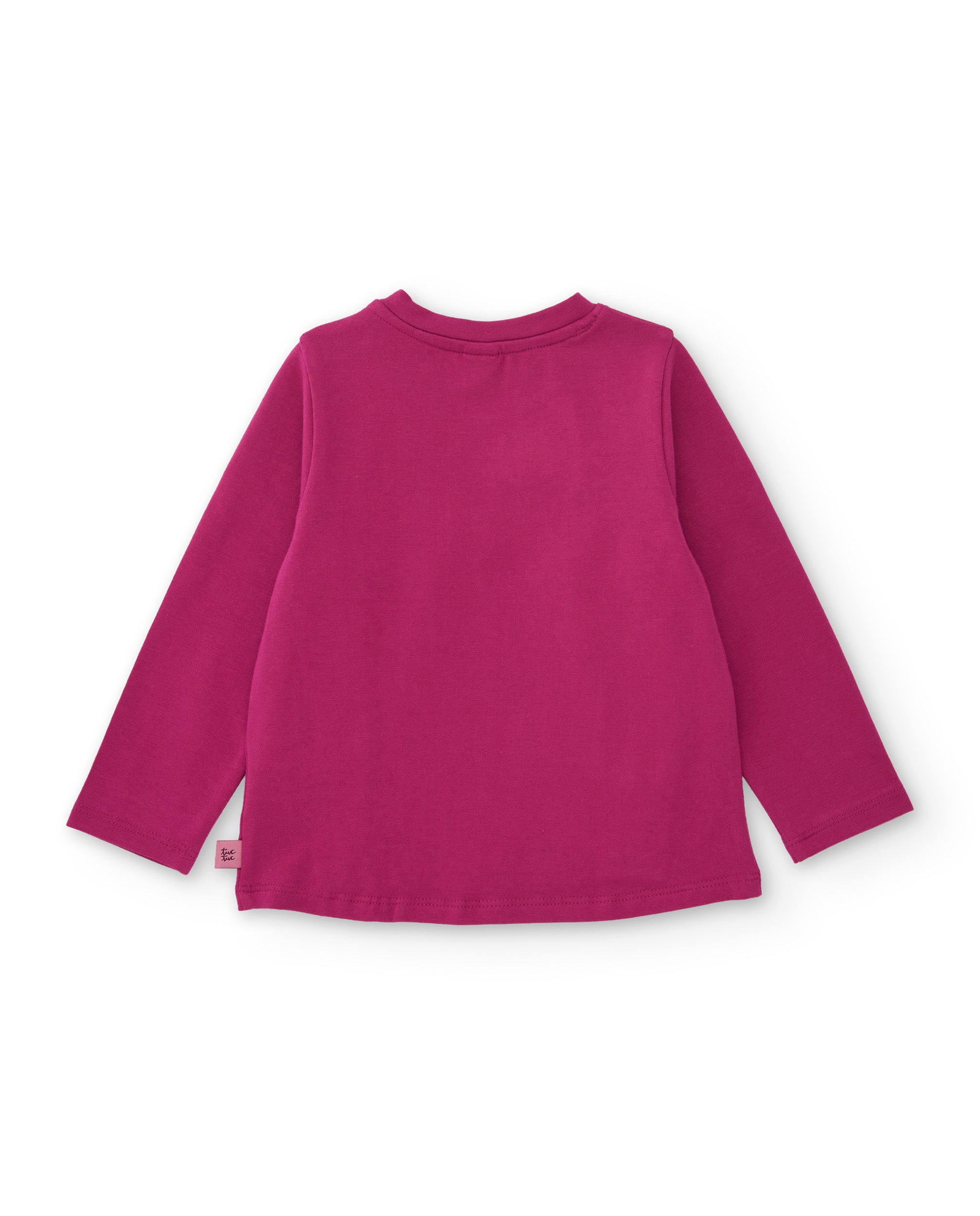 Camiseta de niña de punto con lazos decorativos y diseño original