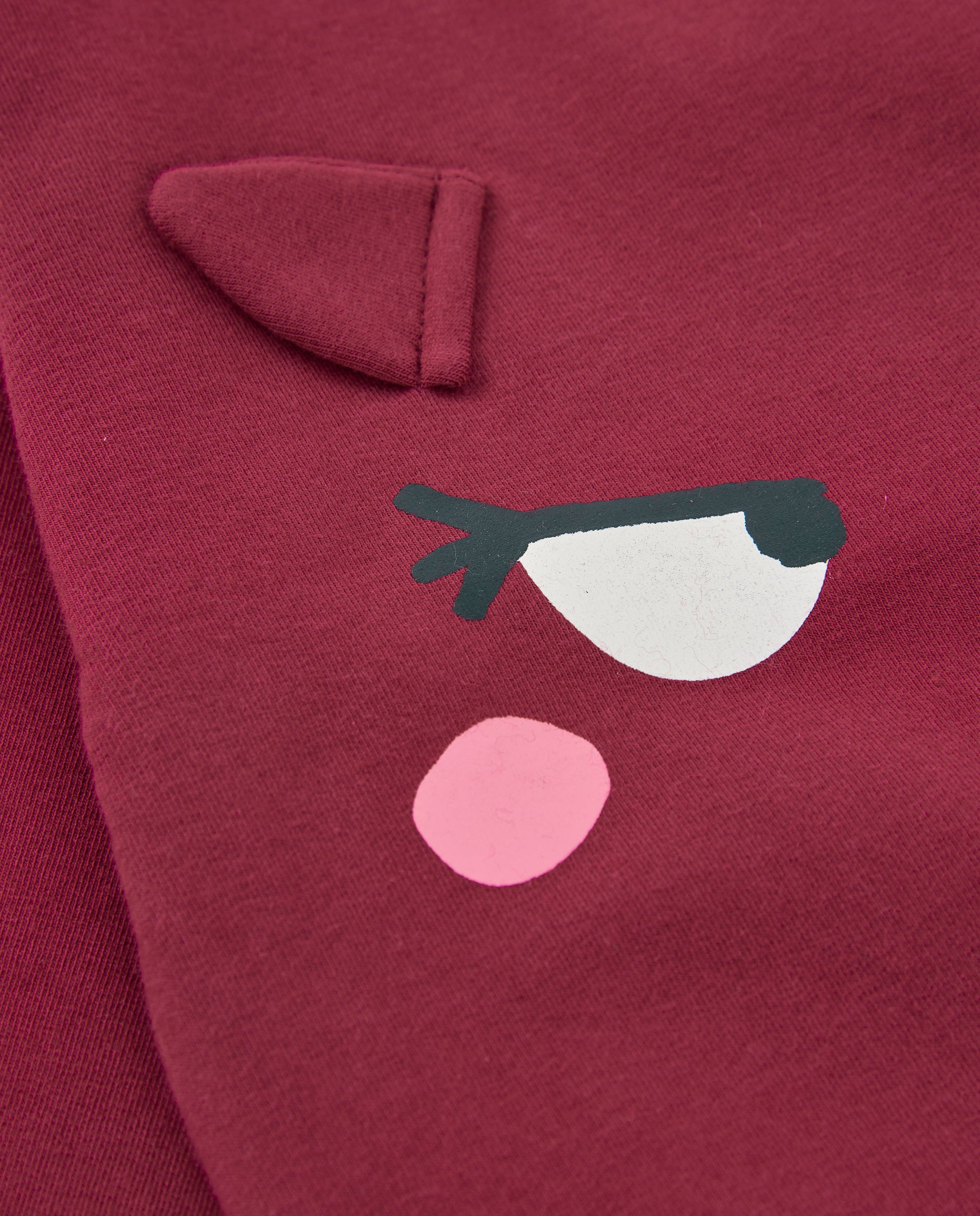 Sudadera de niña de felpa con diseño divertido y tejido resistente