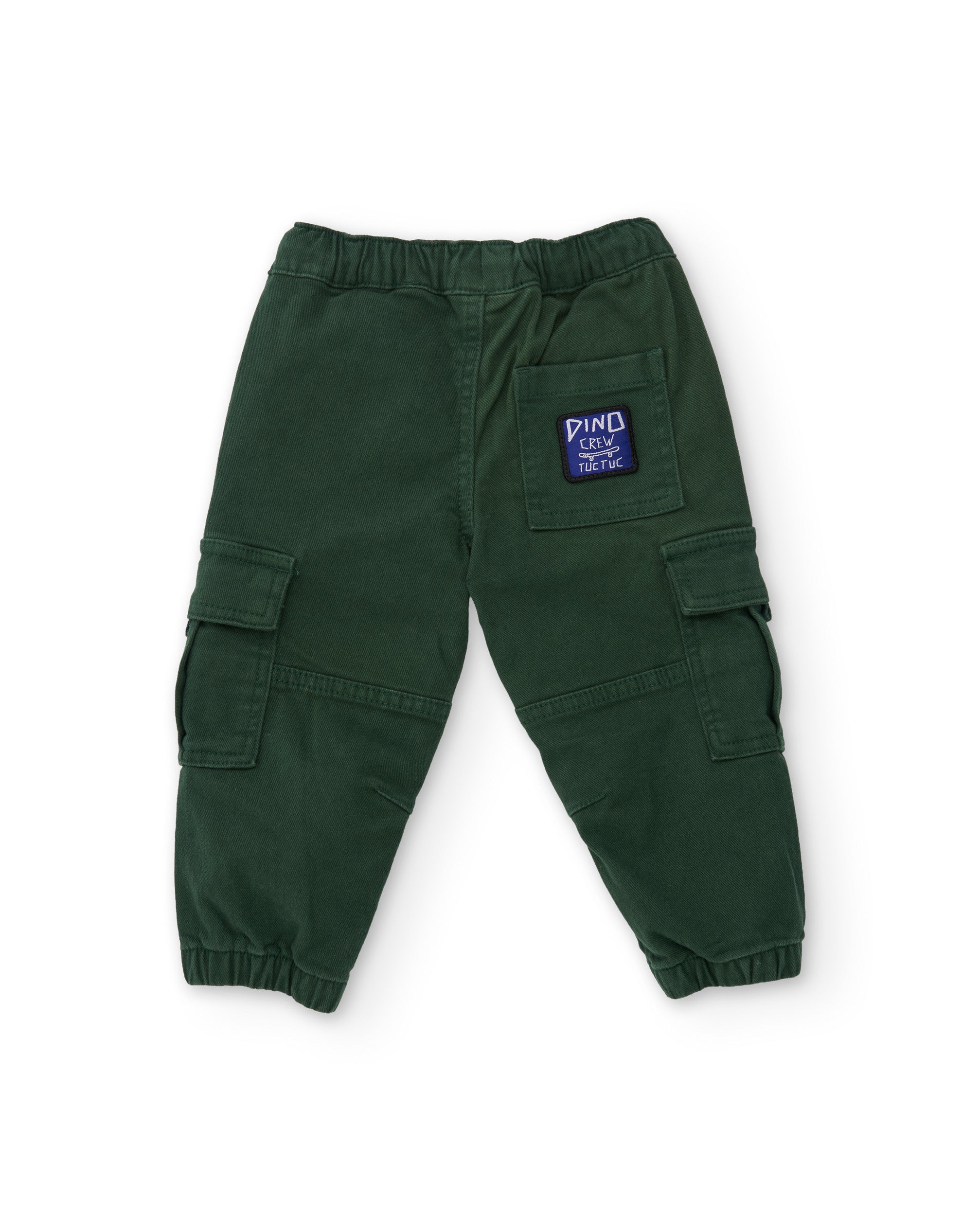 Pantalón cargo de niño de tela plana y tejido resistente
