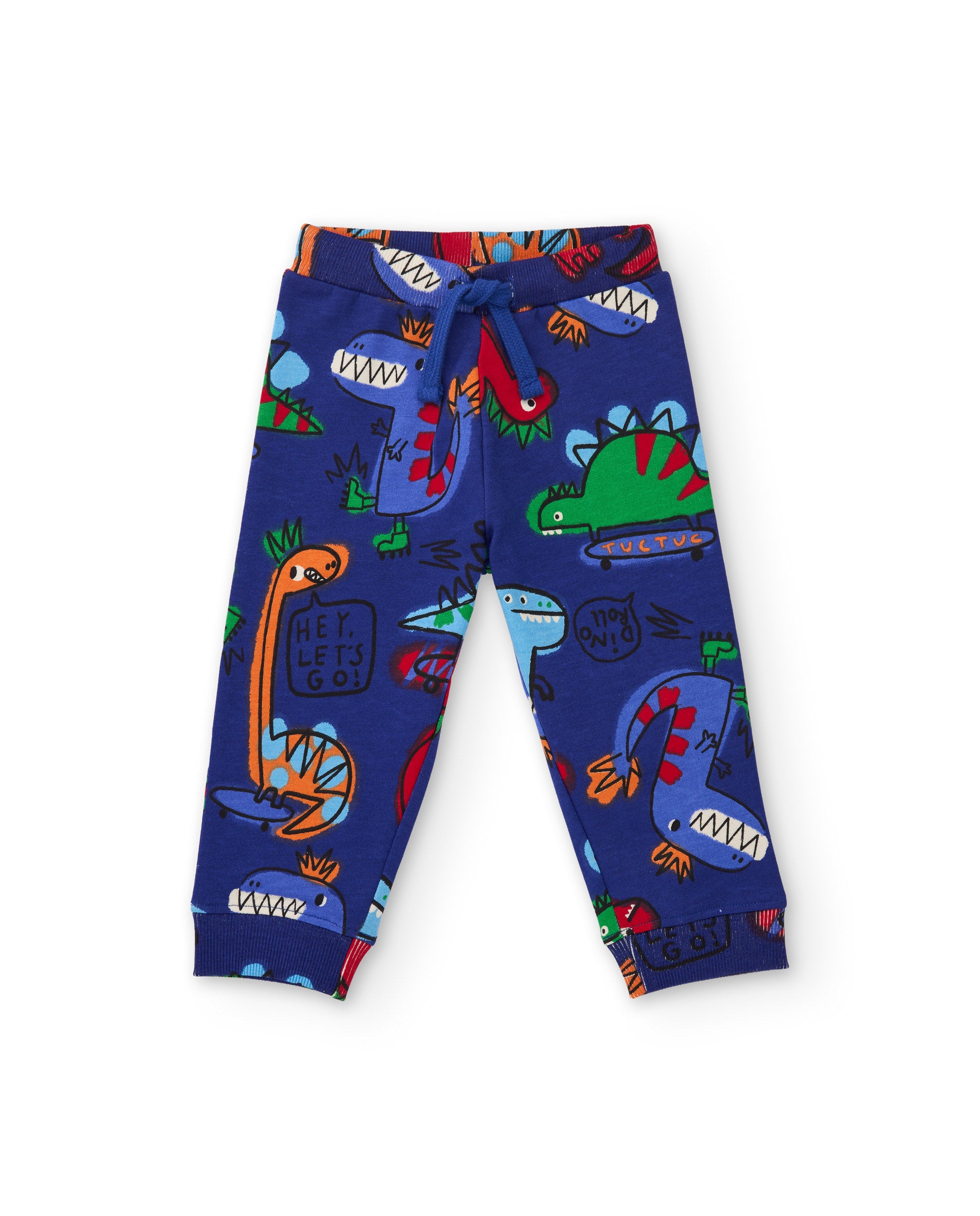 Conjunto de niño de felpa con sudadera de cremallera y pantalón estampado