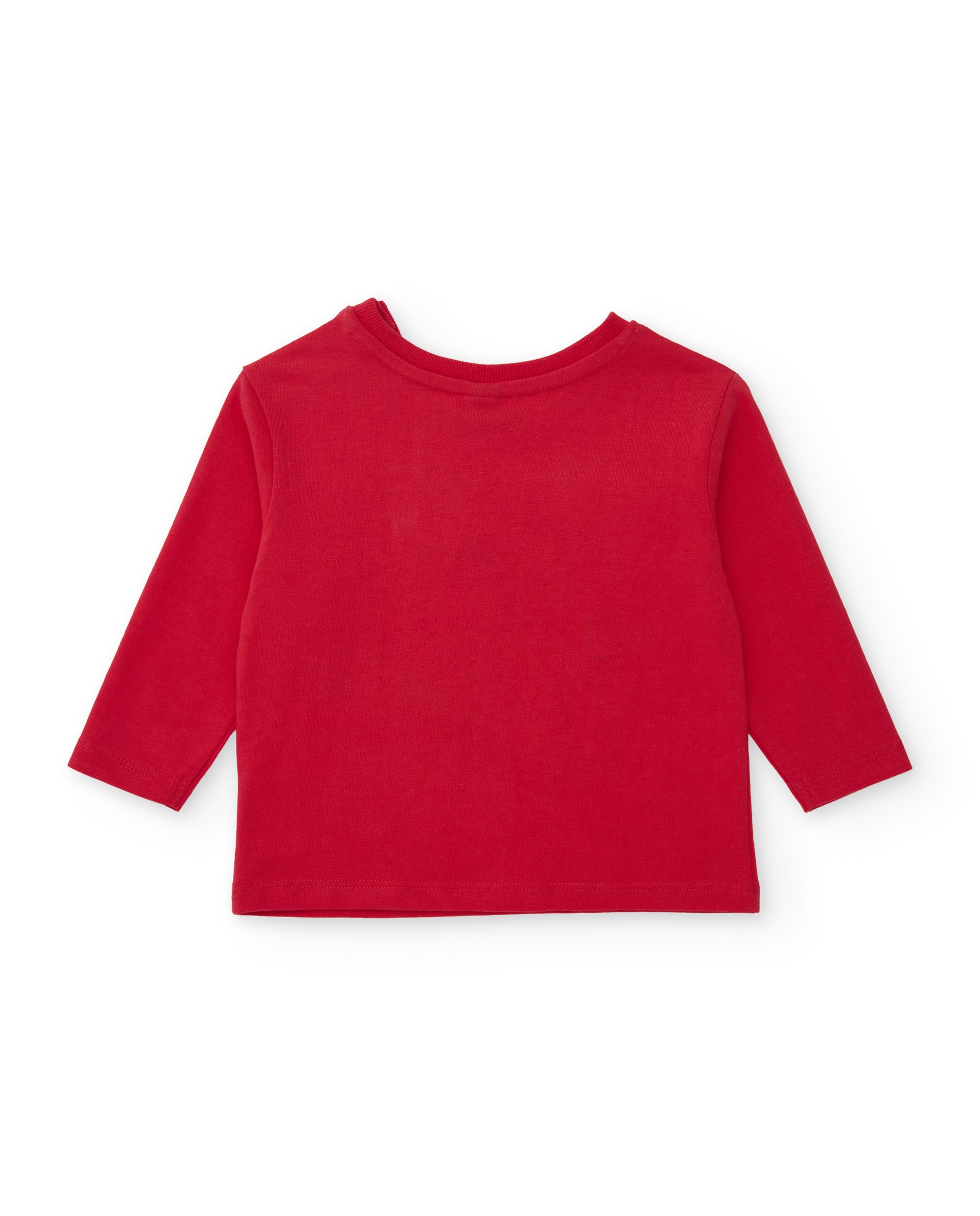 Camiseta de niño de punto con estampado divertido y tacto suave