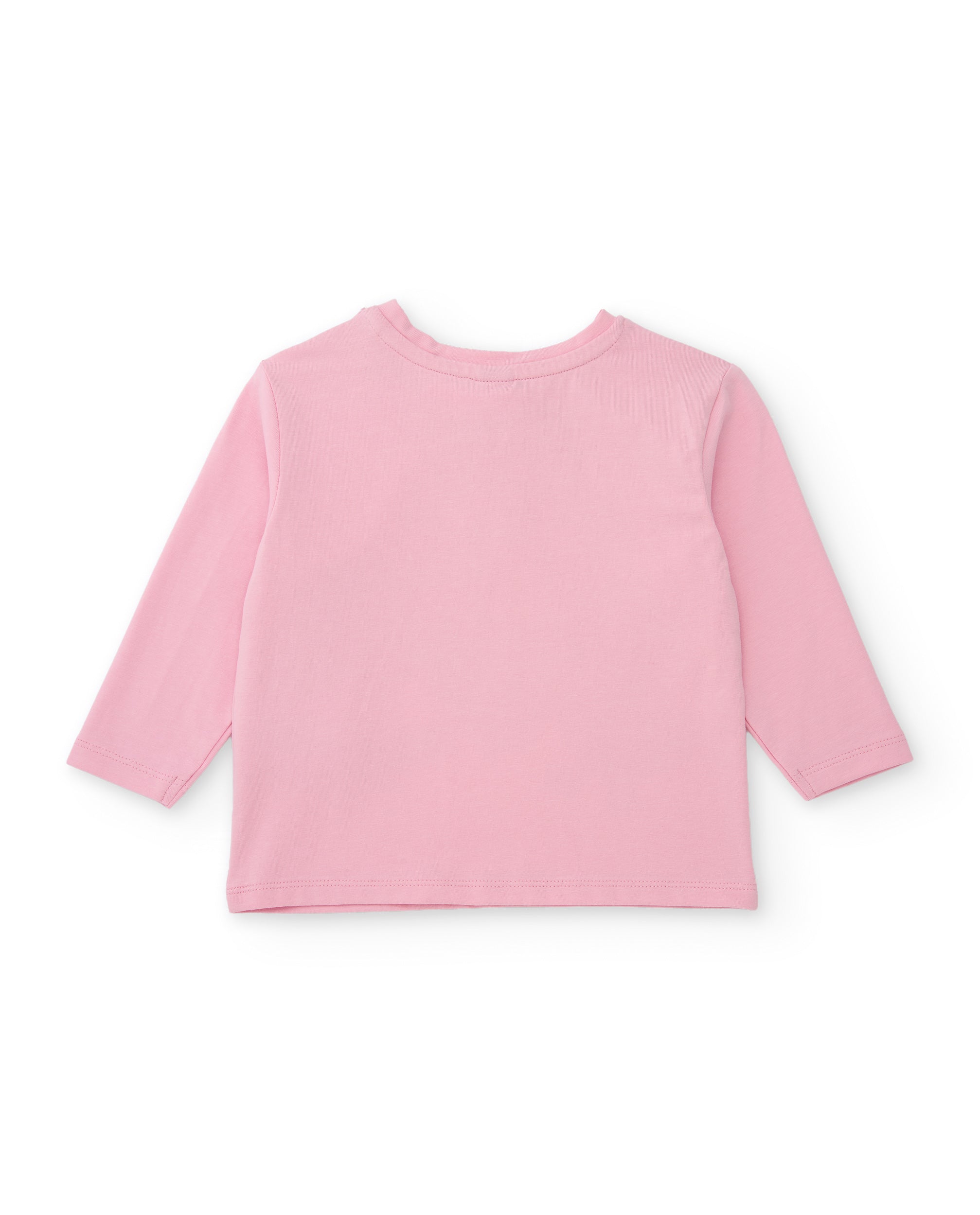 Camiseta de niña de punto con estampado de dinosaurios y tacto suave