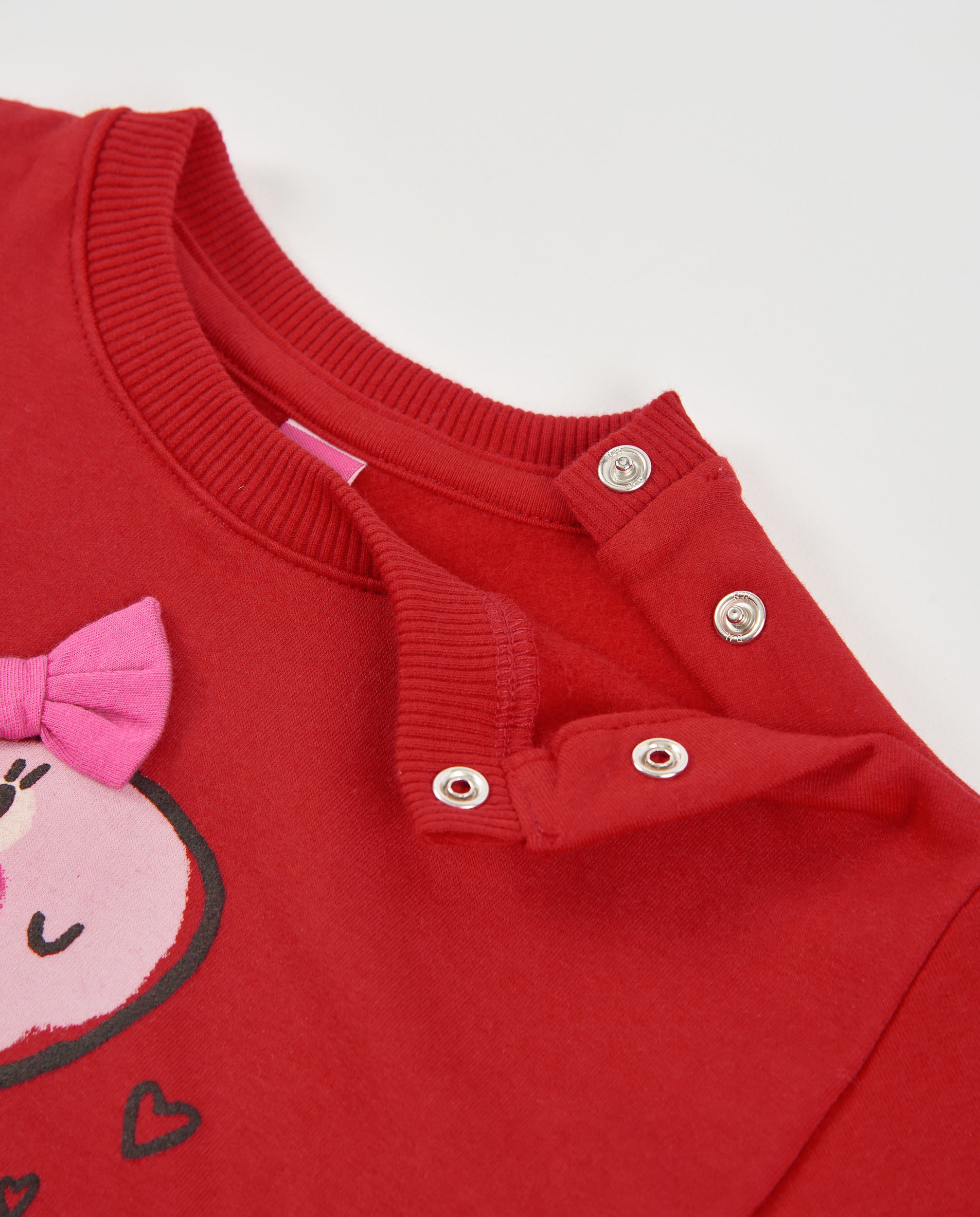 Sudadera de niña de felpa con estampado de dinosaurio y tejido cálido