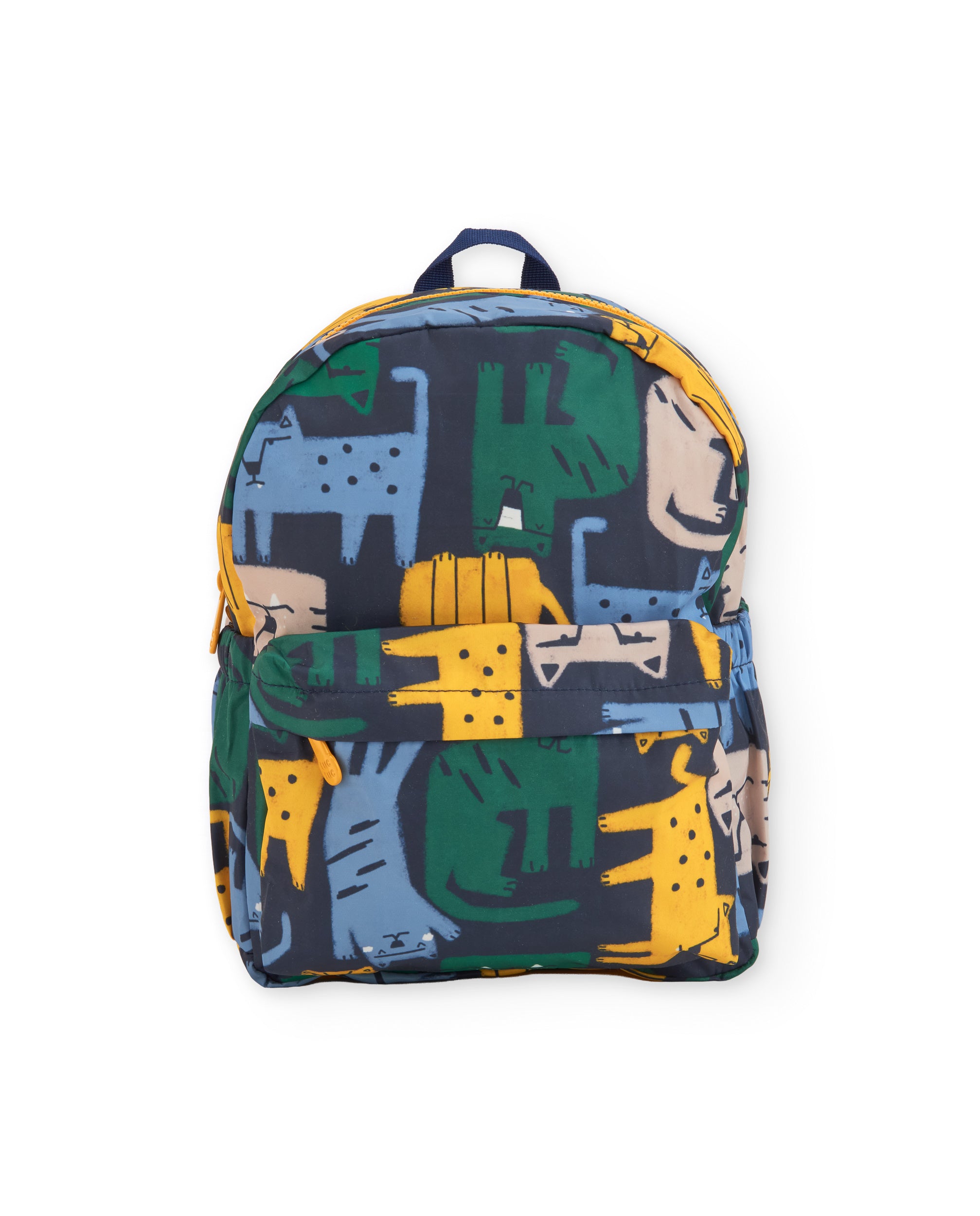 Mochila de niño con estampado de tigres y cierre ajustable