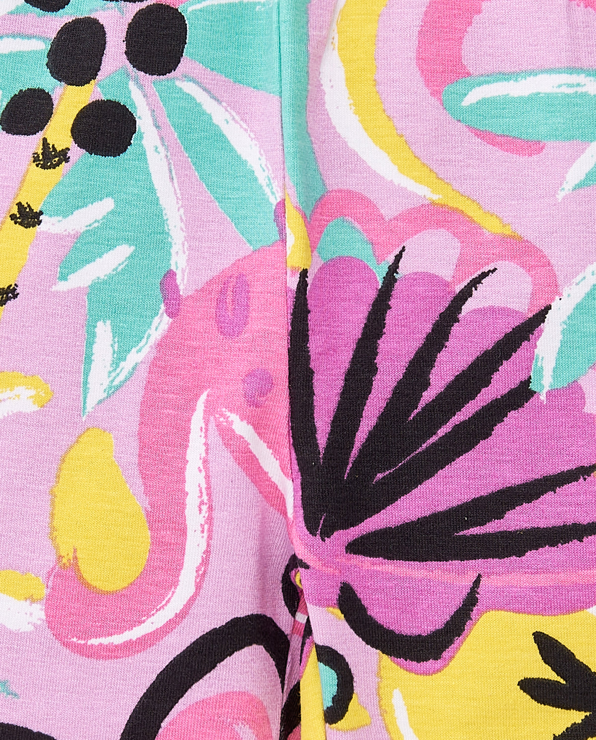Legging ciclista lila niña Flamingo Mood
