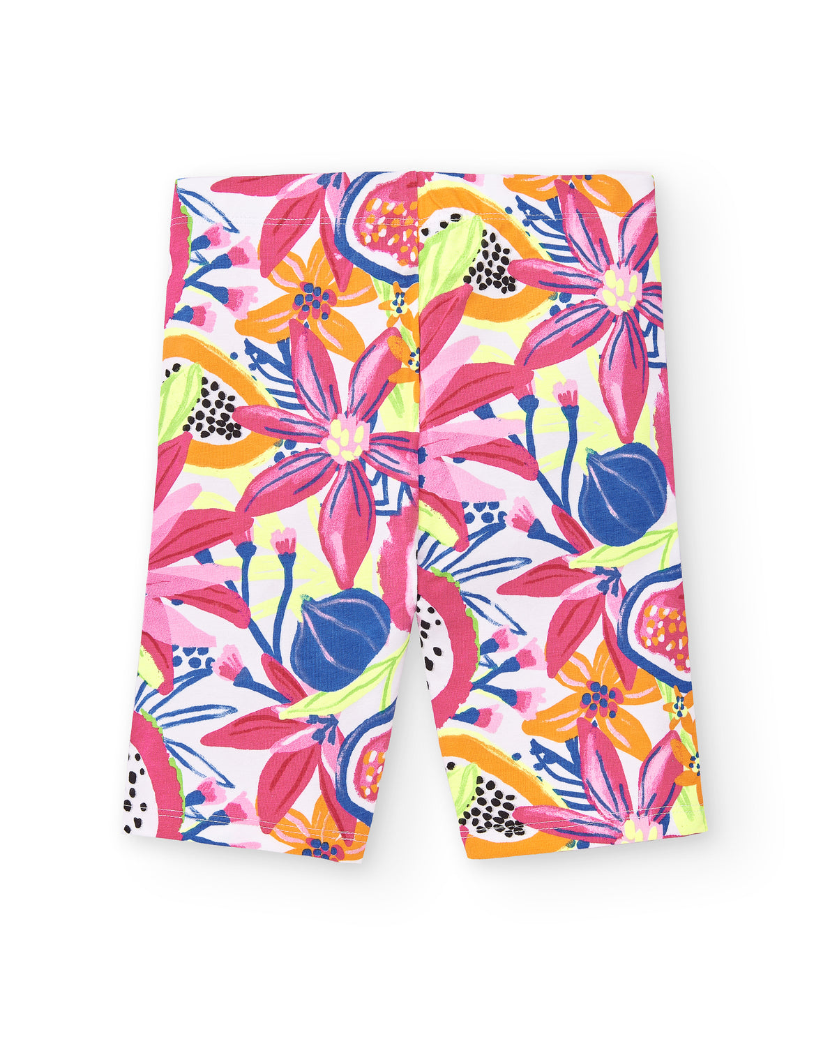Legging ciclista punto blanco niña Acid Bloom