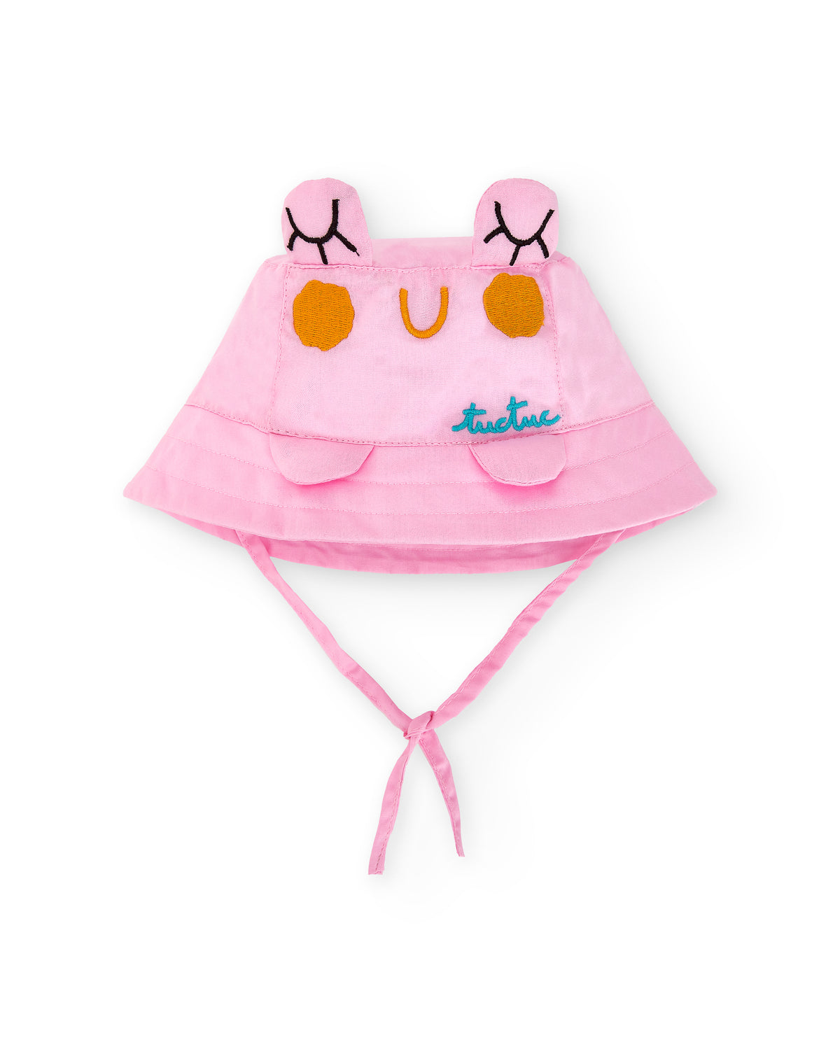 Gorro plana rosa niña Water Lilies