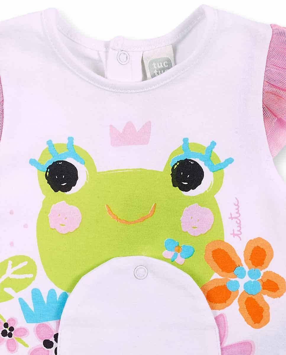 Conjunto punto plana rosa niña Water Lilies