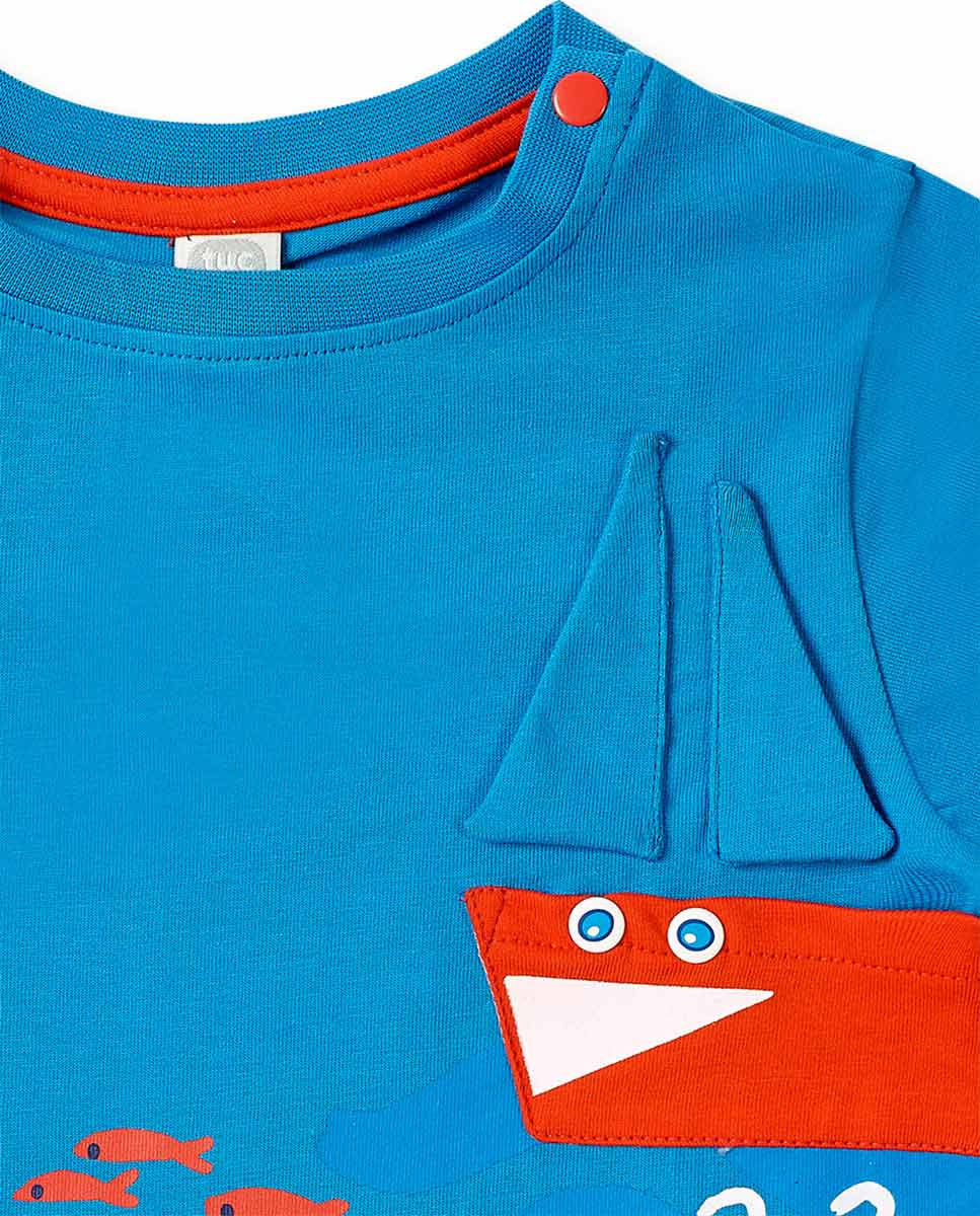 Camiseta punto azul niño Salty Air