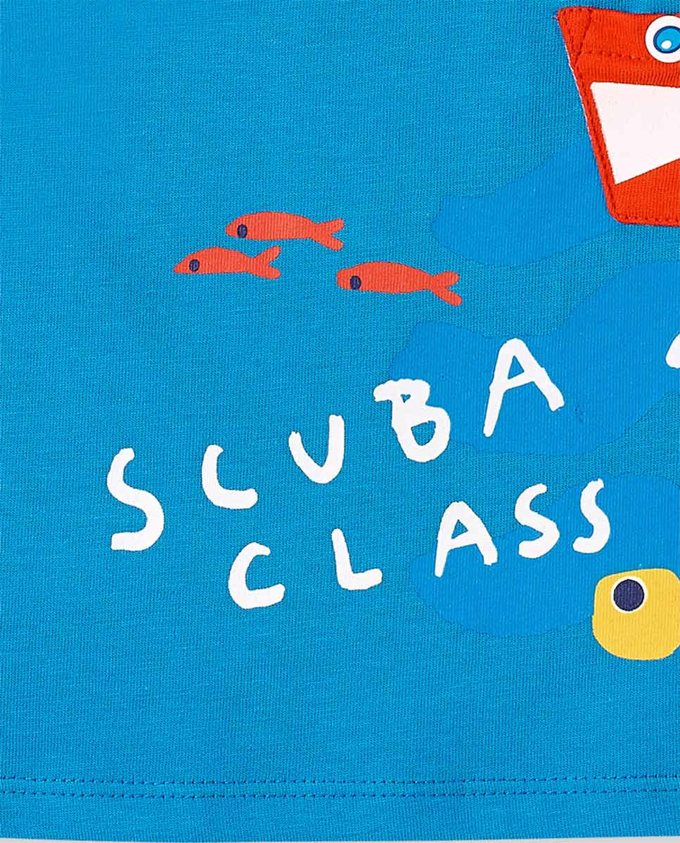 Camiseta punto azul niño Salty Air