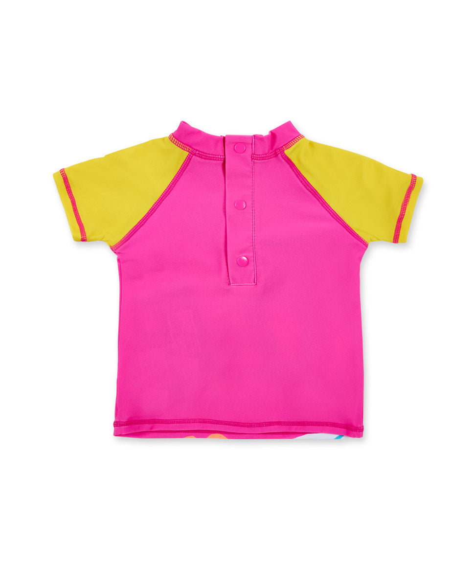 Camiseta baño fucsia niña Laguna Beach