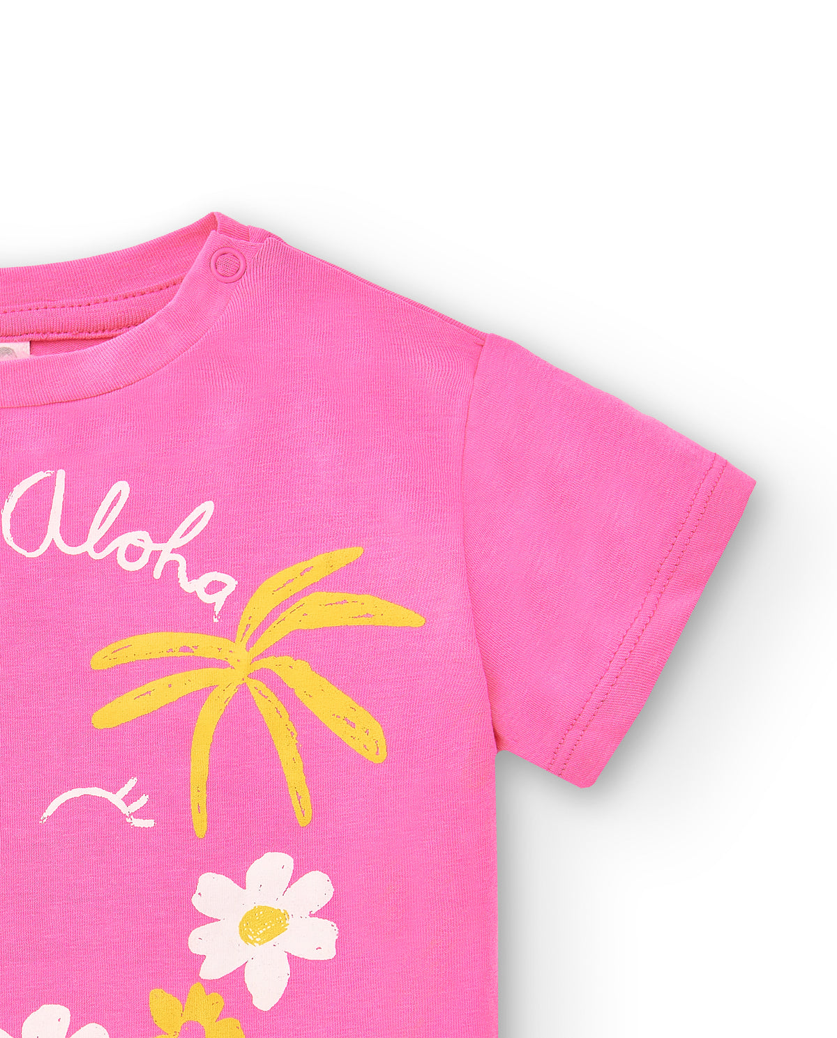 Camiseta punto fucsia niña Laguna Beach