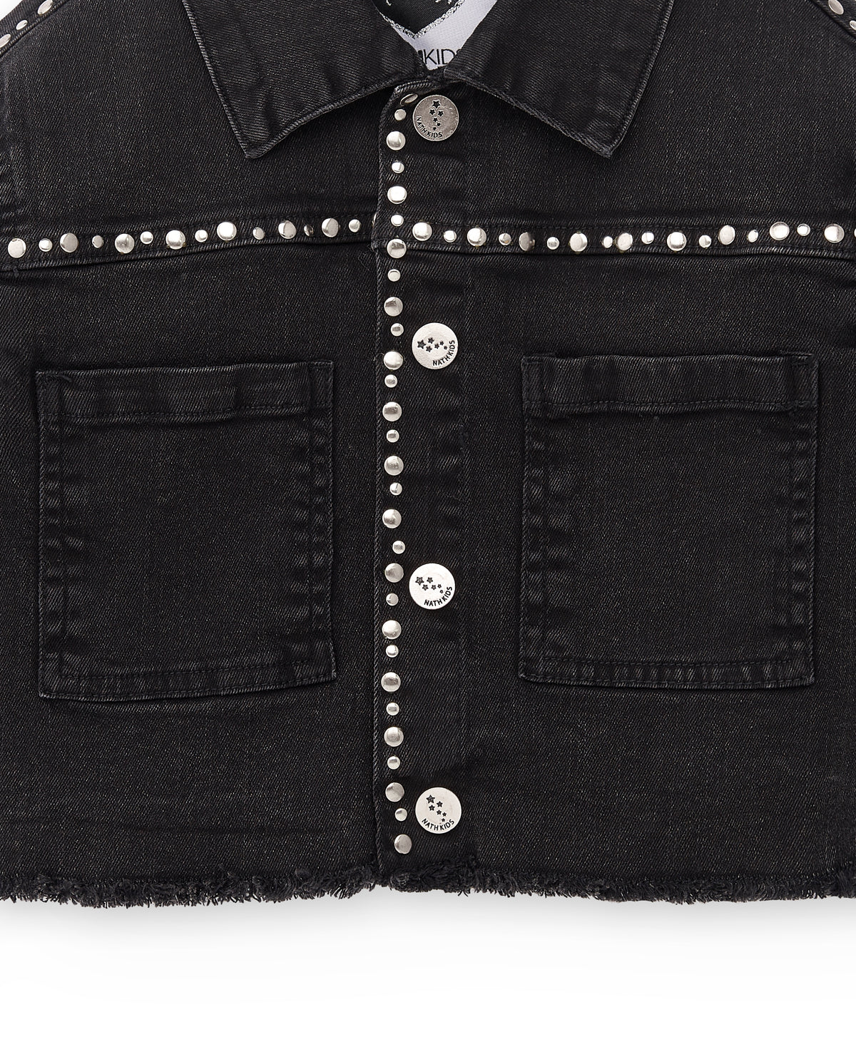 Cazadora denim negro niña Ultimate City Chic