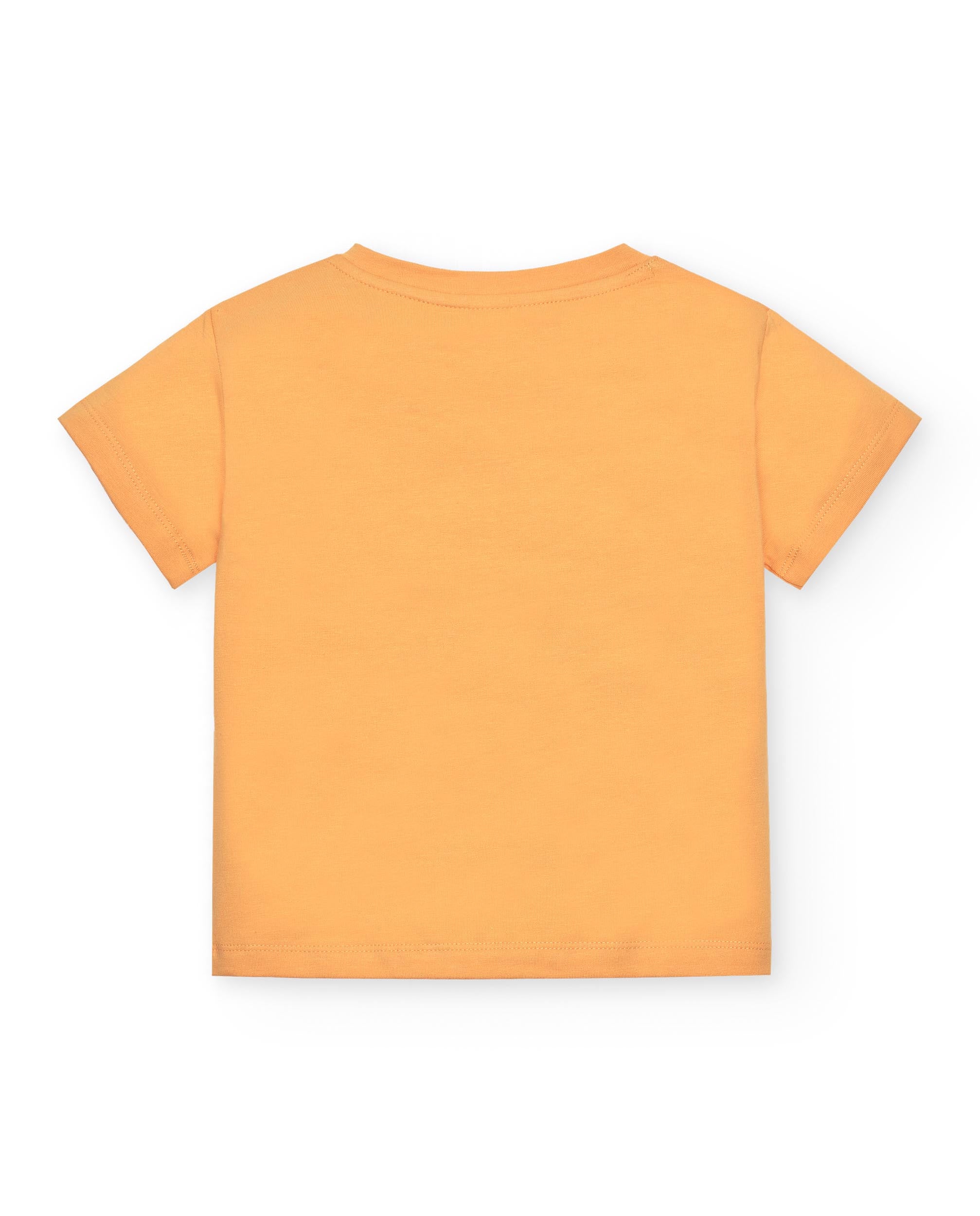 Camiseta de niña en amarillo con diseño floral Music is Life colección Music Up