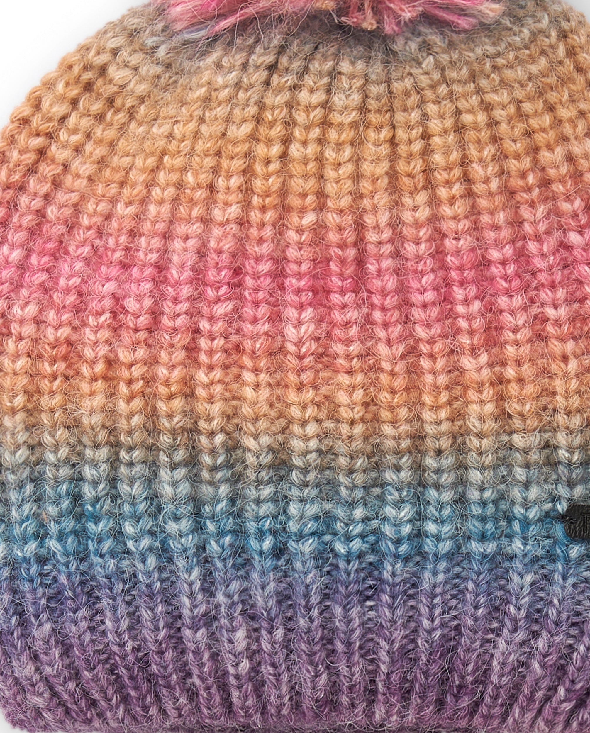 Set de gorro y bufanda degradados para niña colección Colorfield
