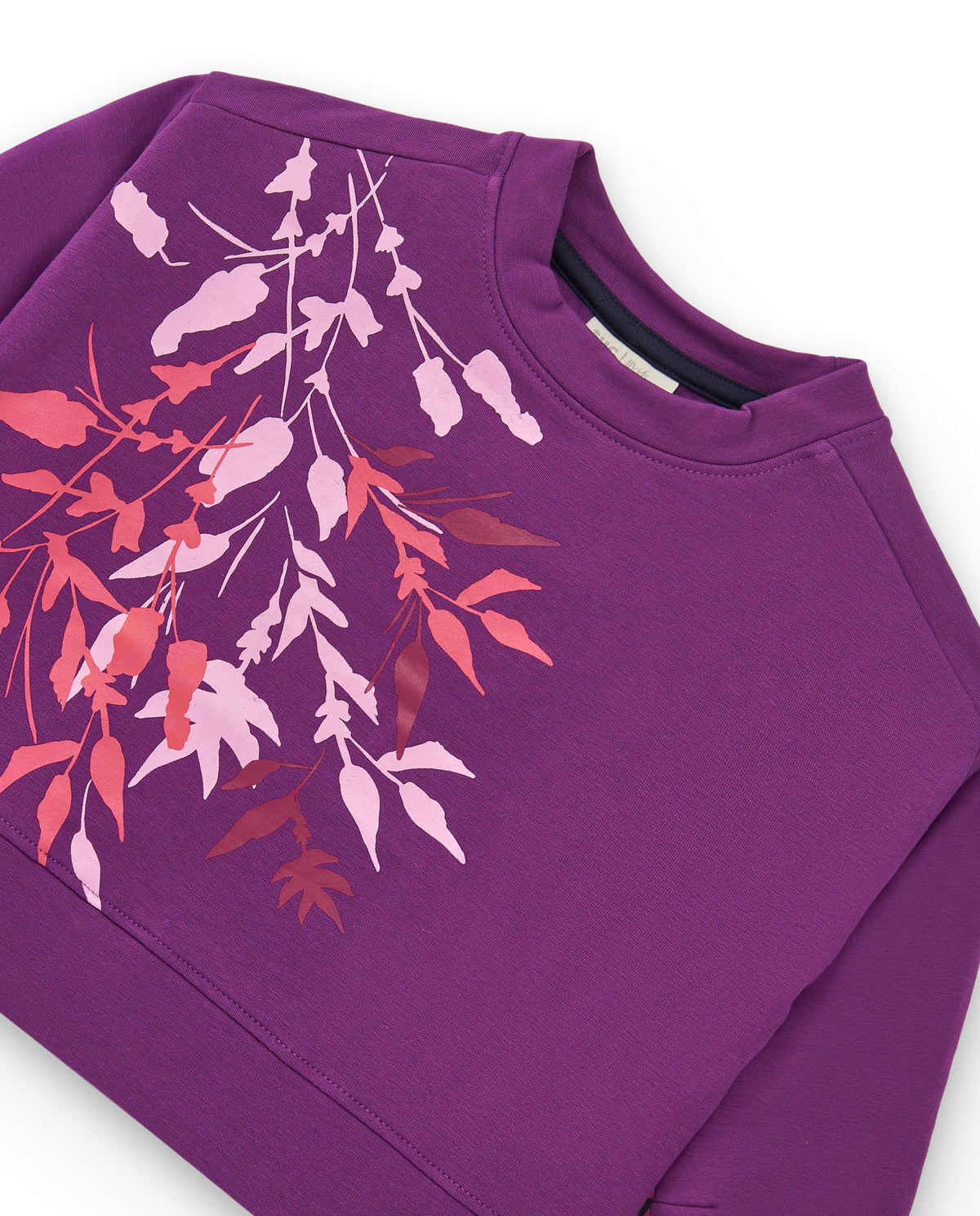 Conjunto de sudadera y leggings con estampado floral para niña
