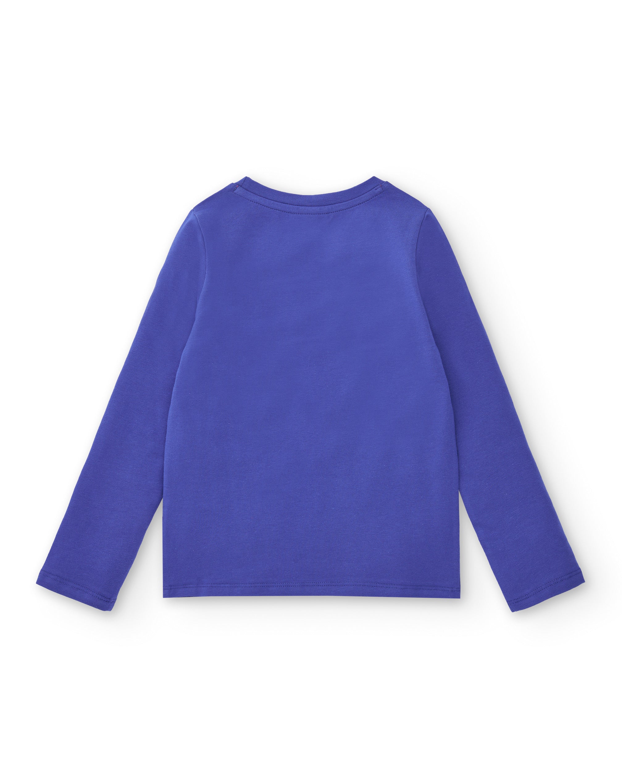 CAmiseta azul con estampado gráfico para niña colección Cold