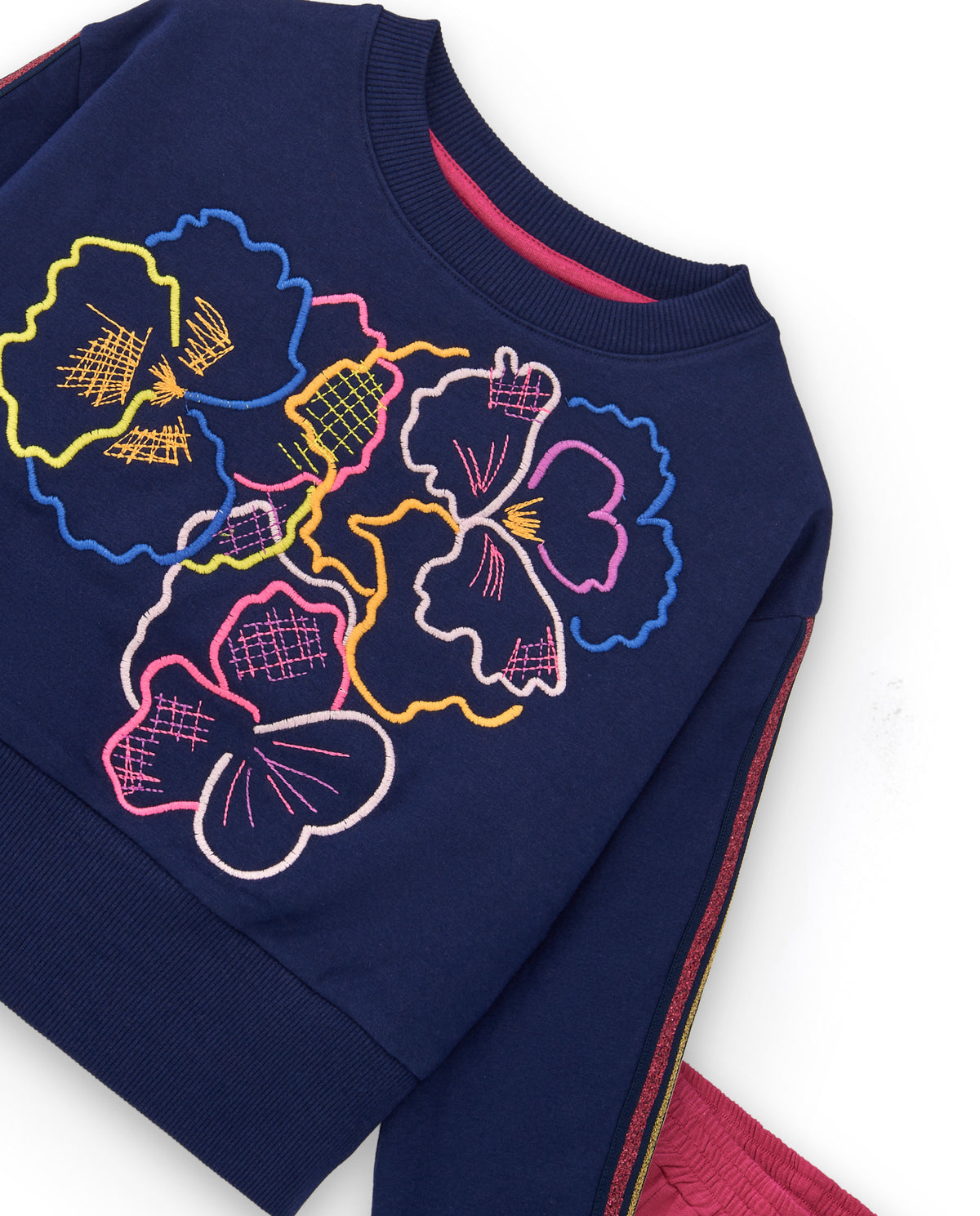 Conjunto sudadera y pantalón culotte para niña colección Cold