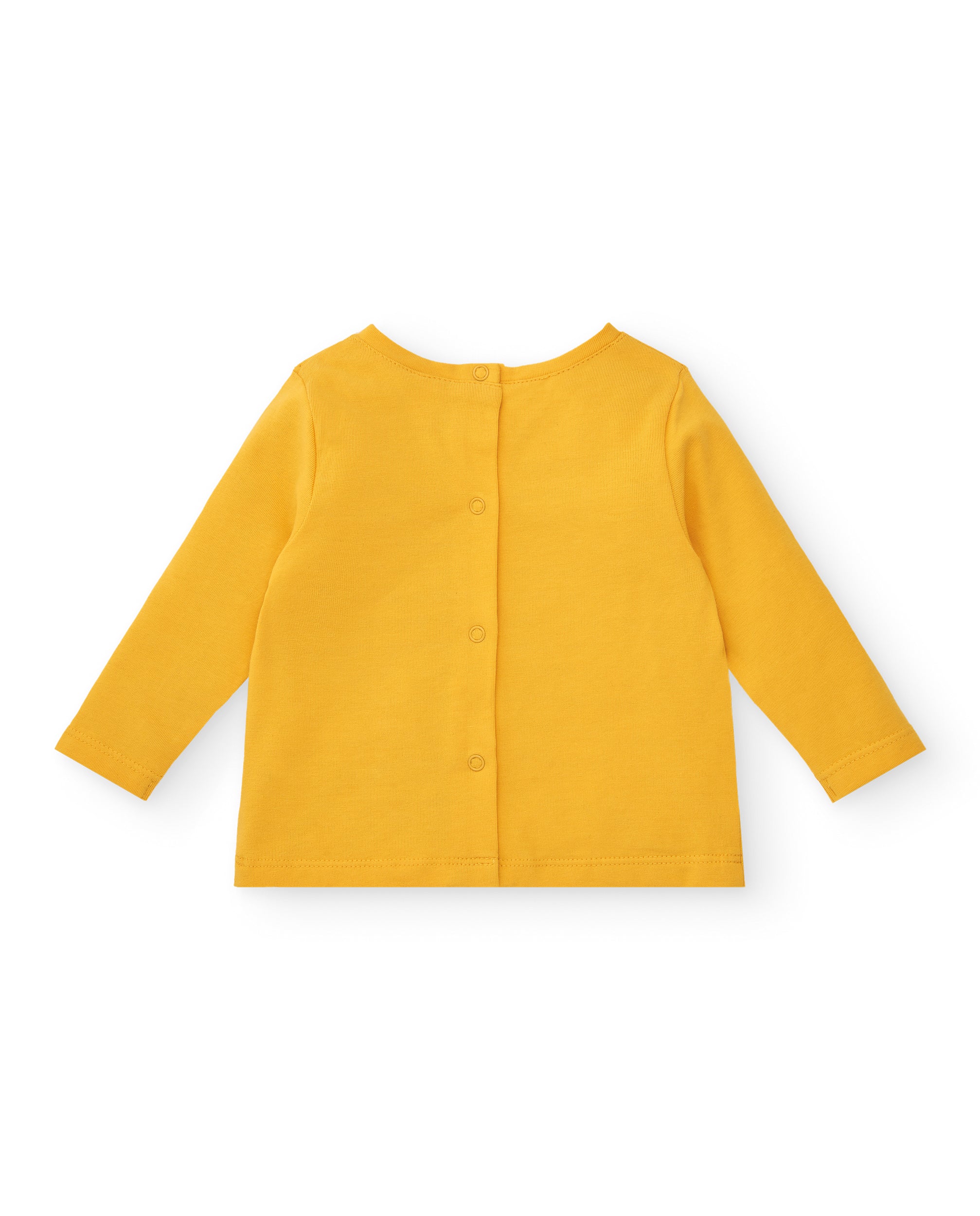 Conjunto de camiseta y pantalón para niño en amarillo y azul