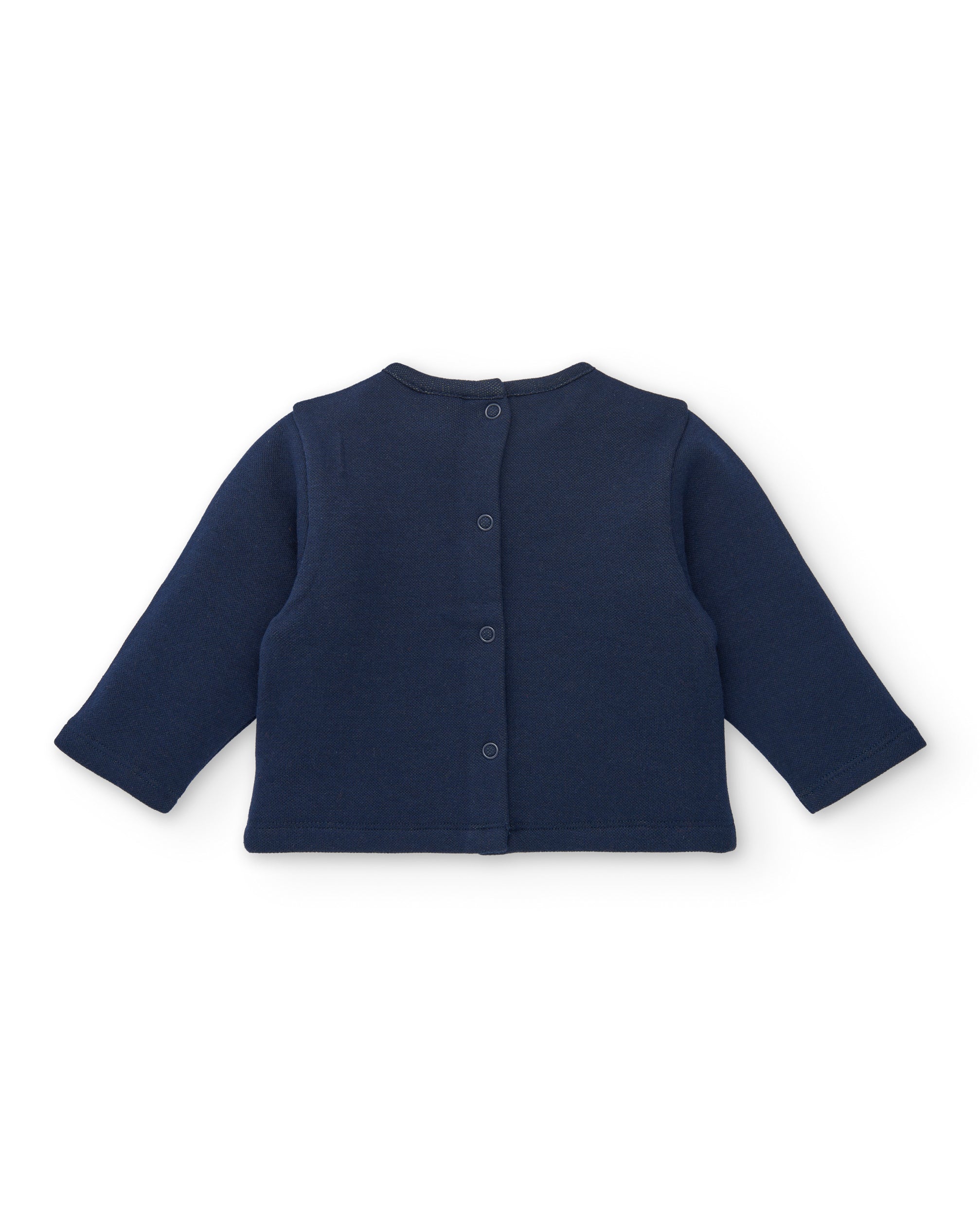 Conjunto de dos piezas para niño en azul y verde con estampado