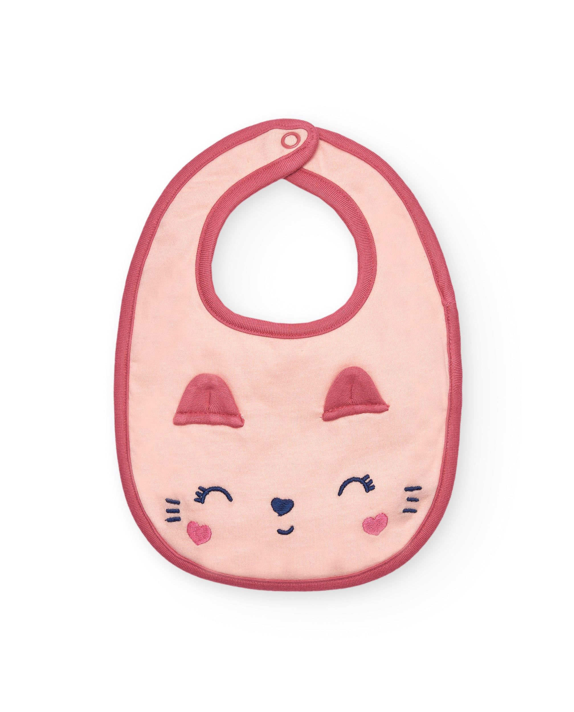 Pack de baberos para niña en rosa y azul con estampado de