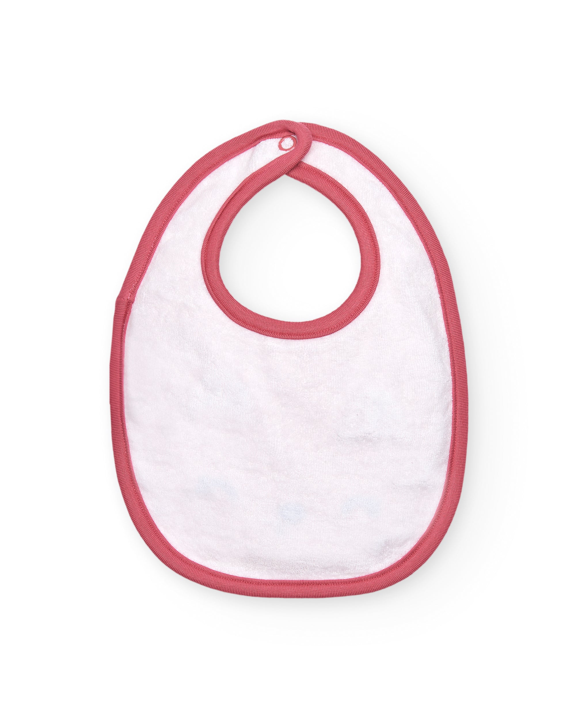 Pack de baberos para niña en rosa y azul con estampado de