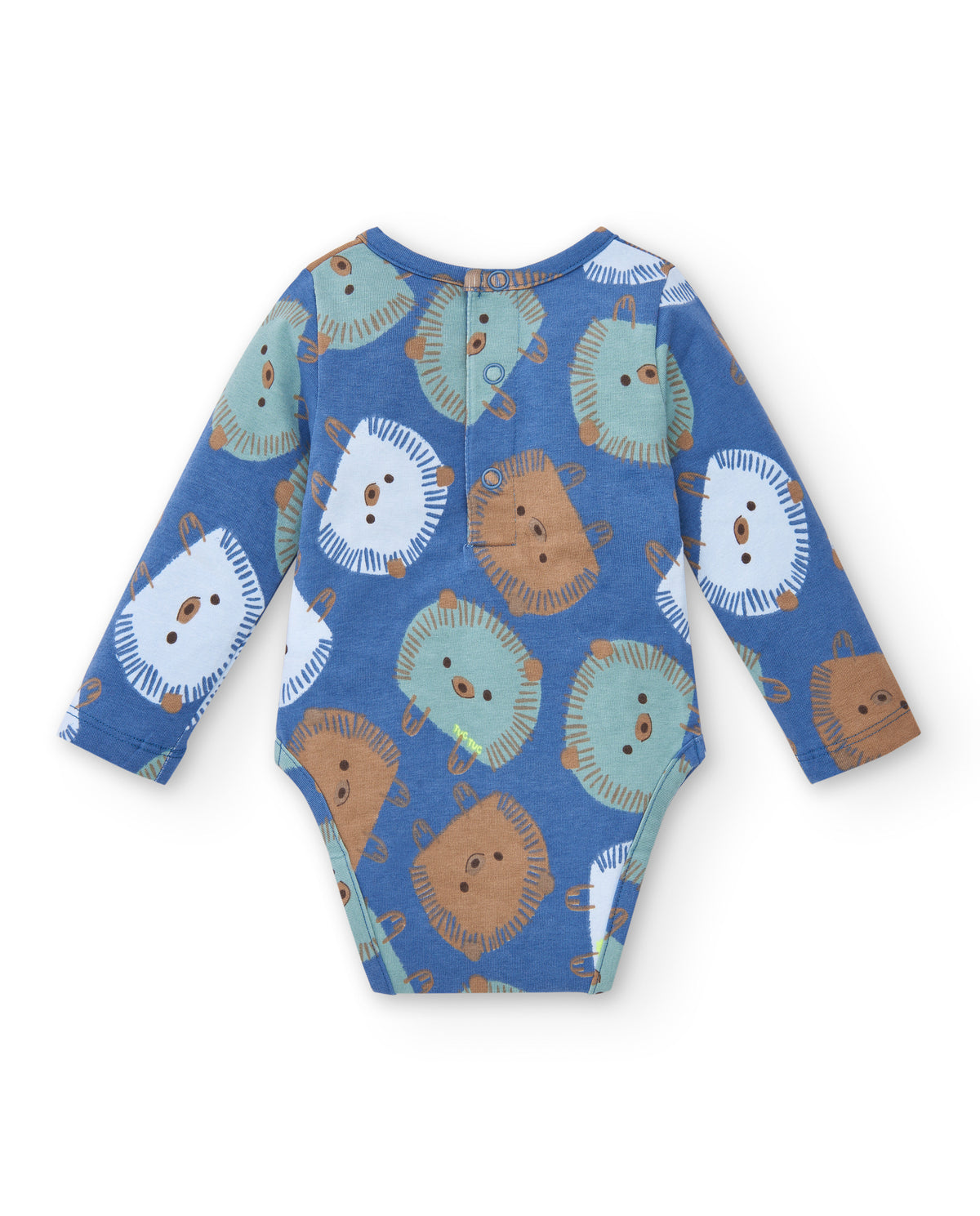 Pack de 2 bodies para niño en beige y azul con estampado de