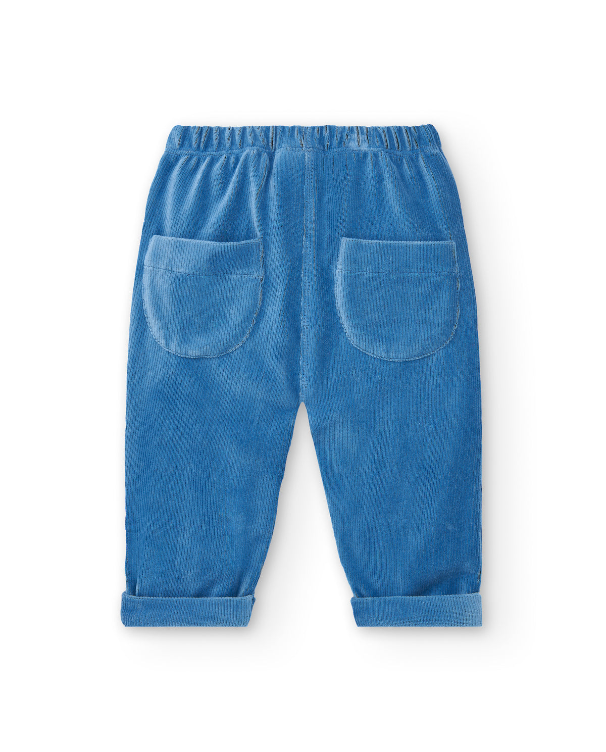 Conjunto de camiseta y pantalón para niño en azul con estampado