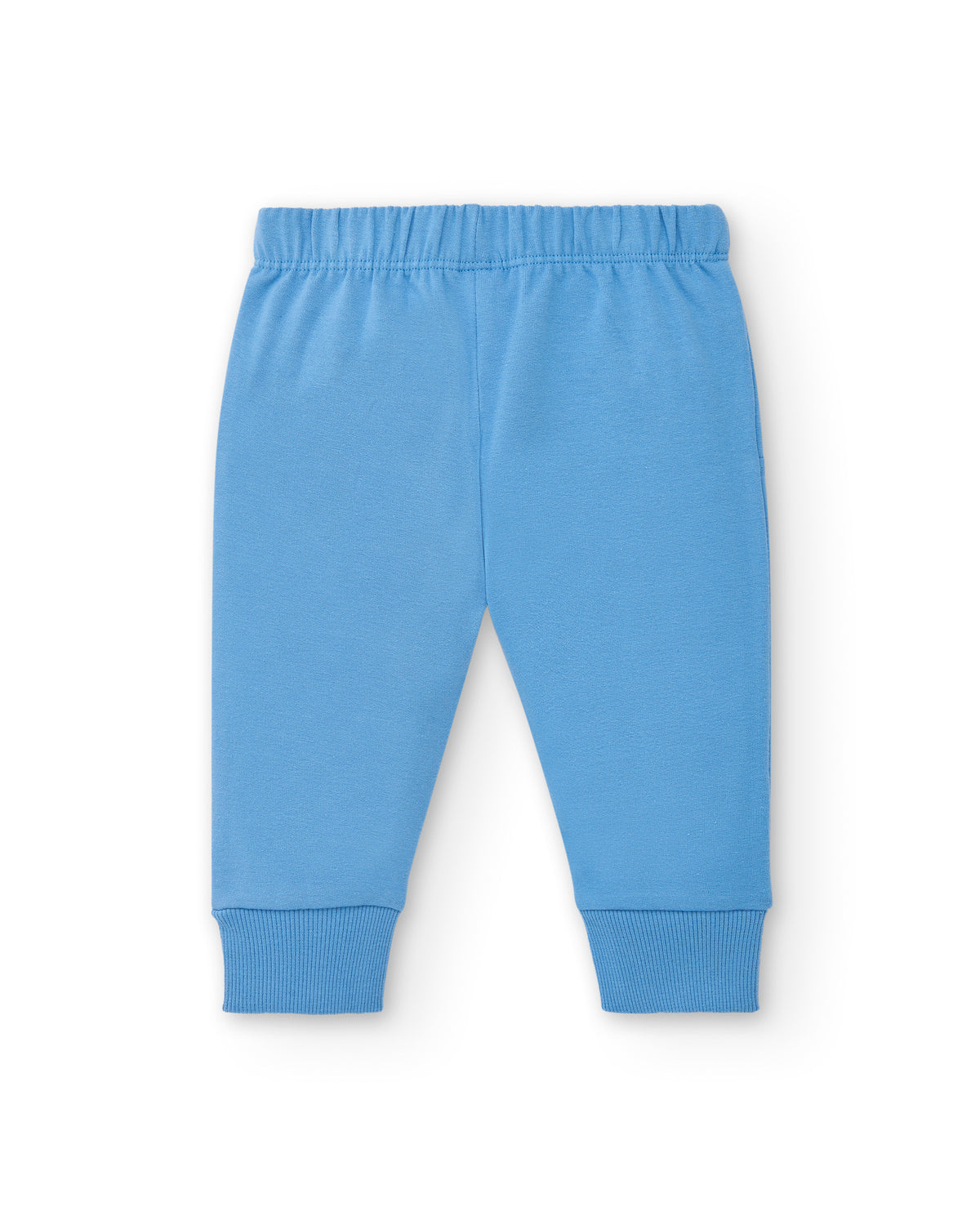 Conjunto de sudadera y pantalón para niño en azul con estampado