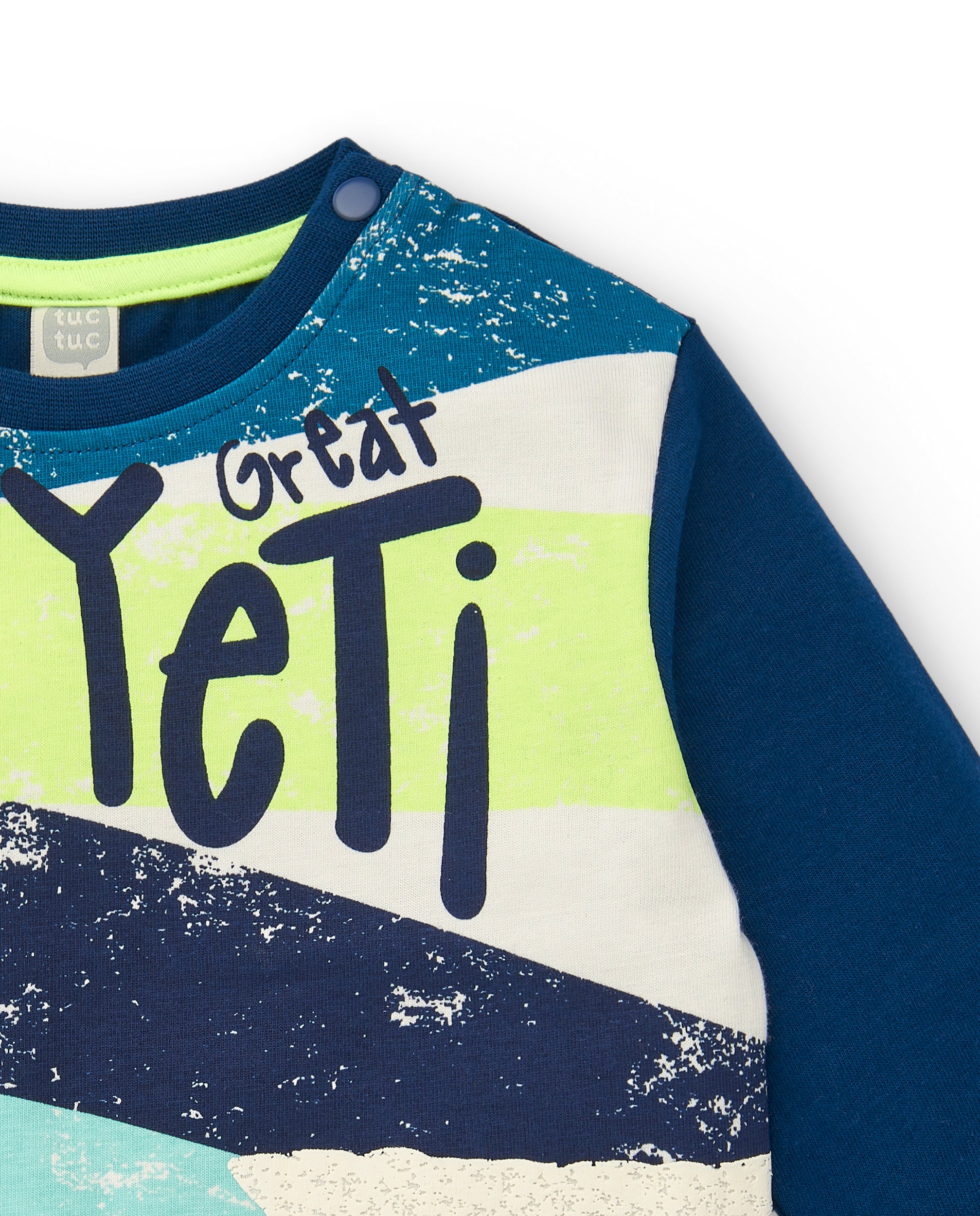 Camiseta de manga larga con estampado "Great Yeti Hugs" para