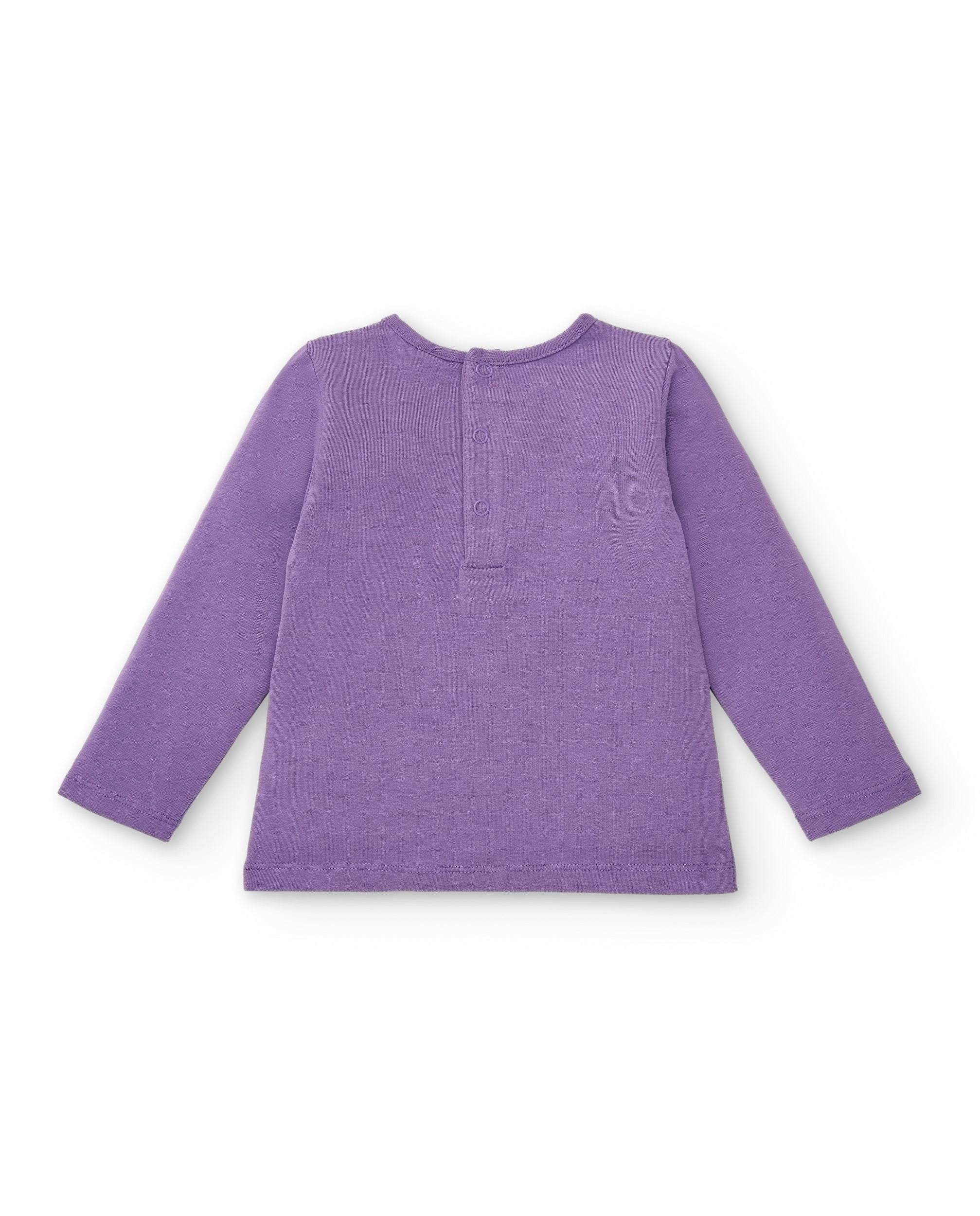 Camiseta para niña en color lila con diseño de estrella mágica