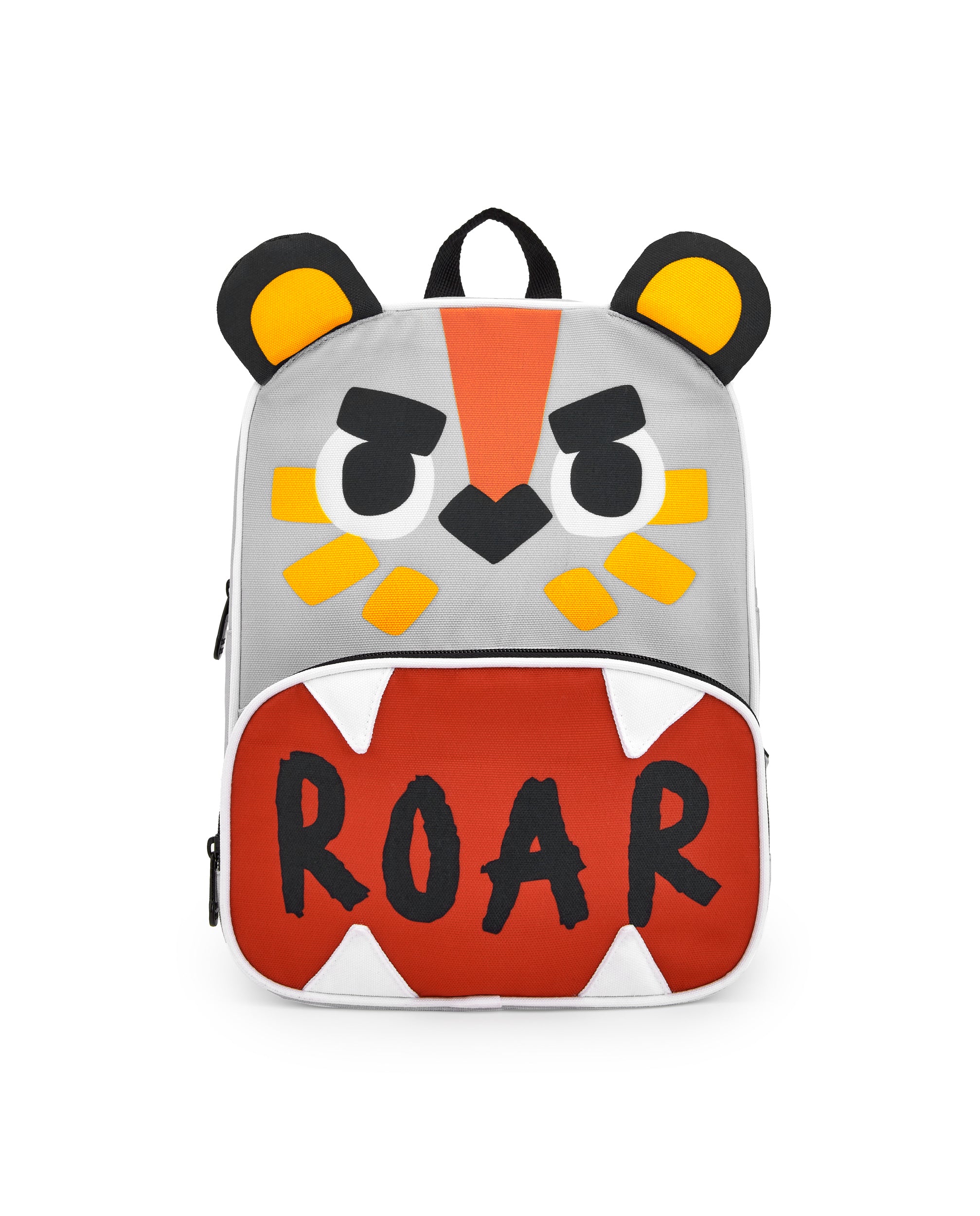Mochila niño en gris con diseño de tigre colección Cartoon