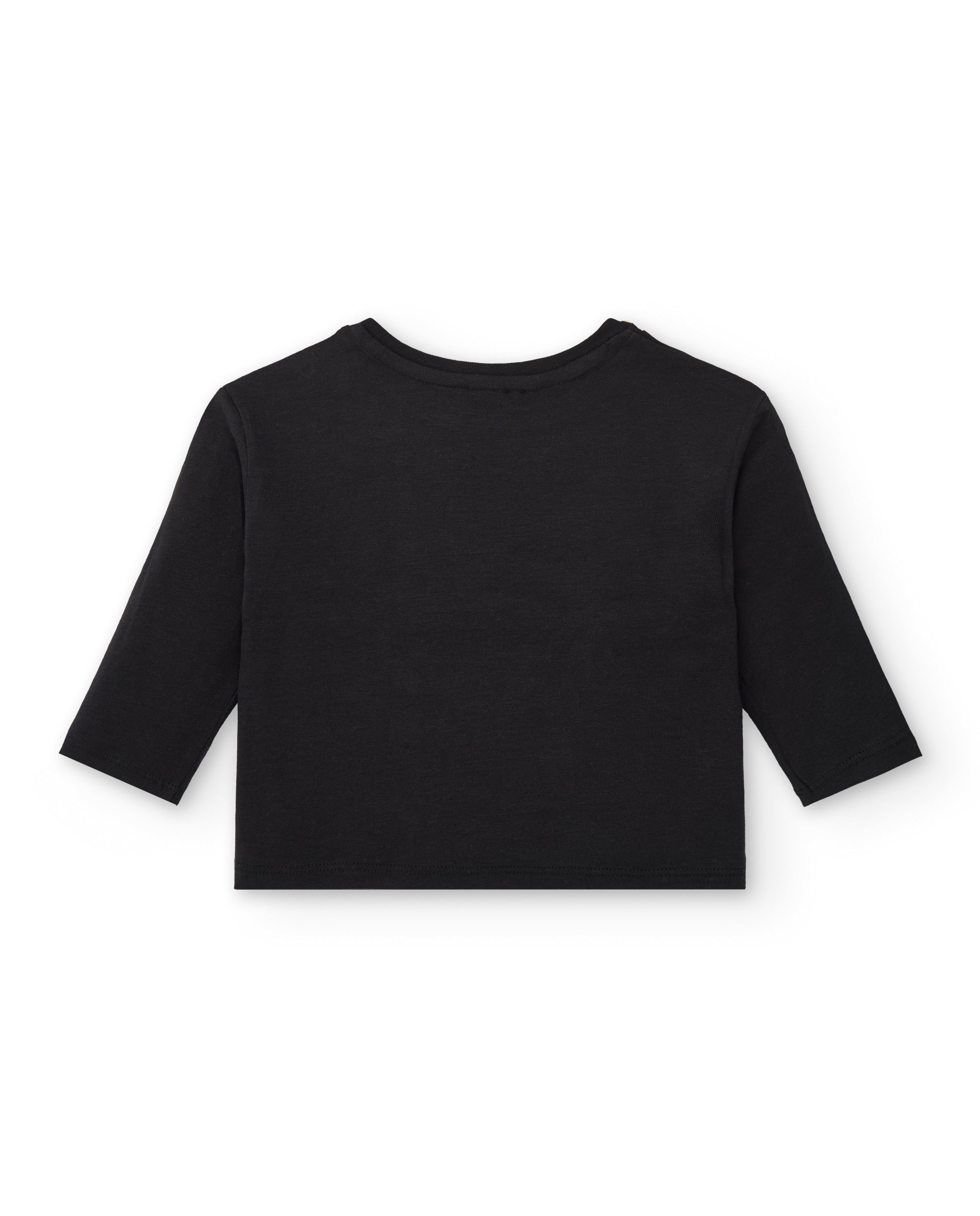Camiseta niño en negro con estampado londinense colección