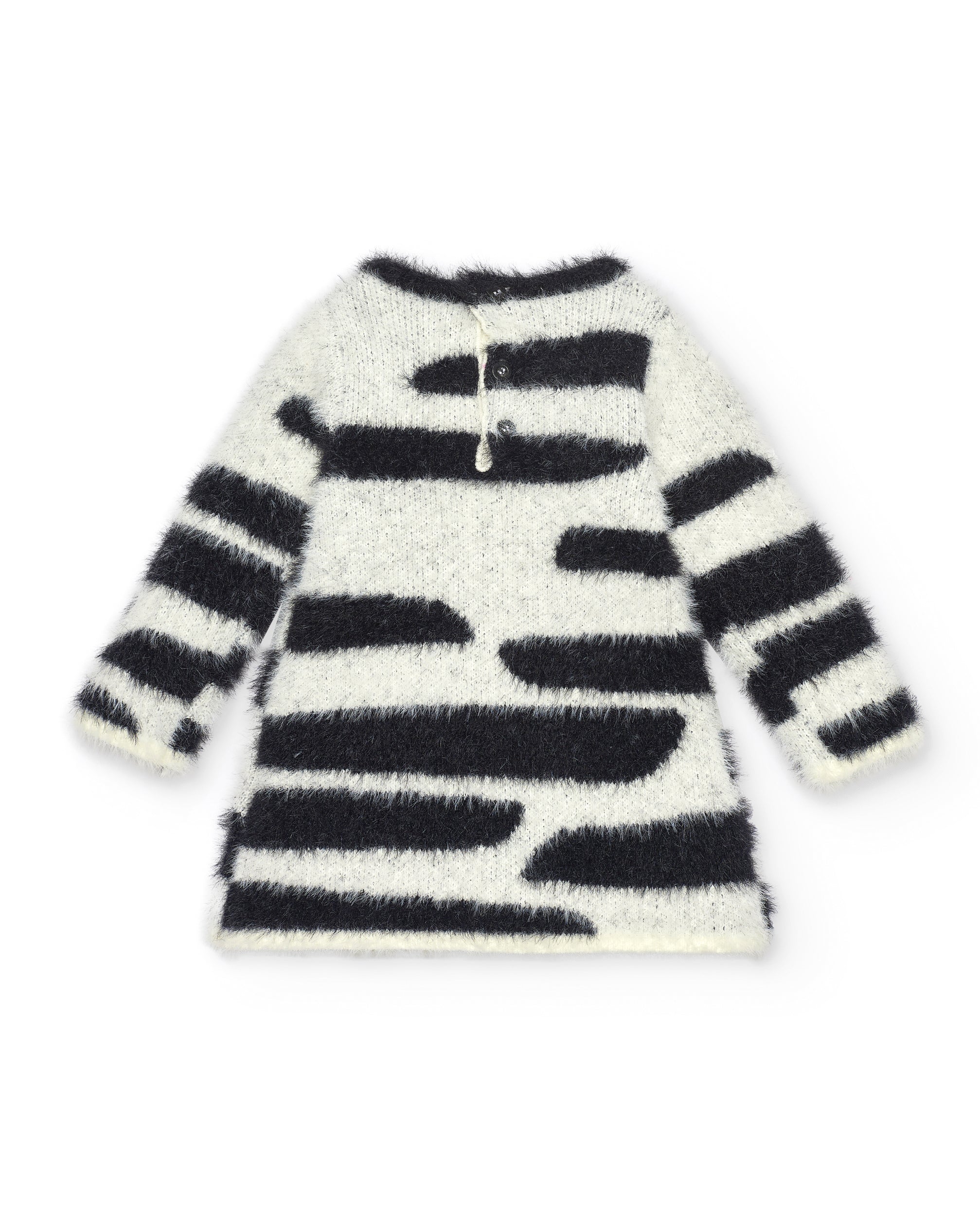 Vestido niña en gris con detalles de tigre y corazones