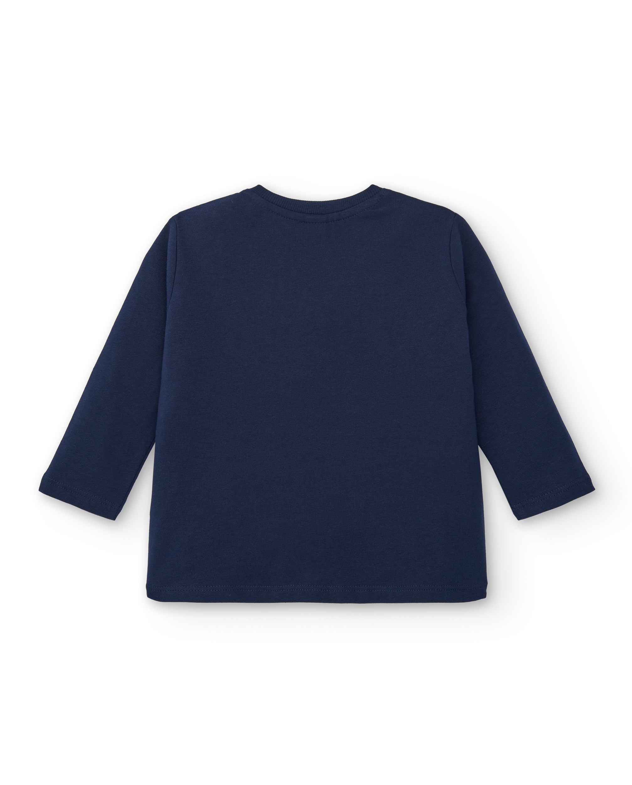 Camiseta niño en azul marino con estampado "Super Cool"